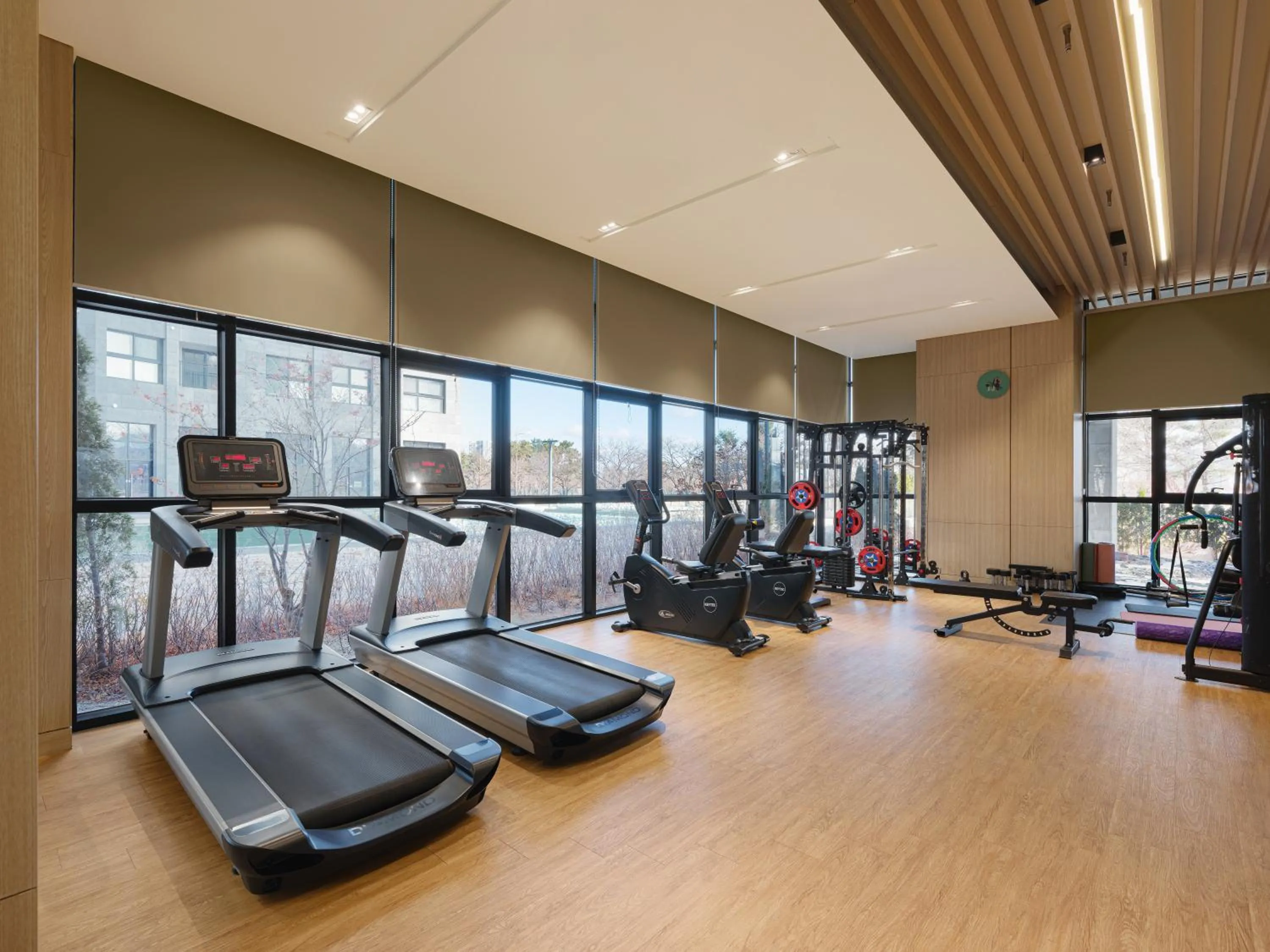 Fitness centre/facilities in Le Collective Sokcho Central