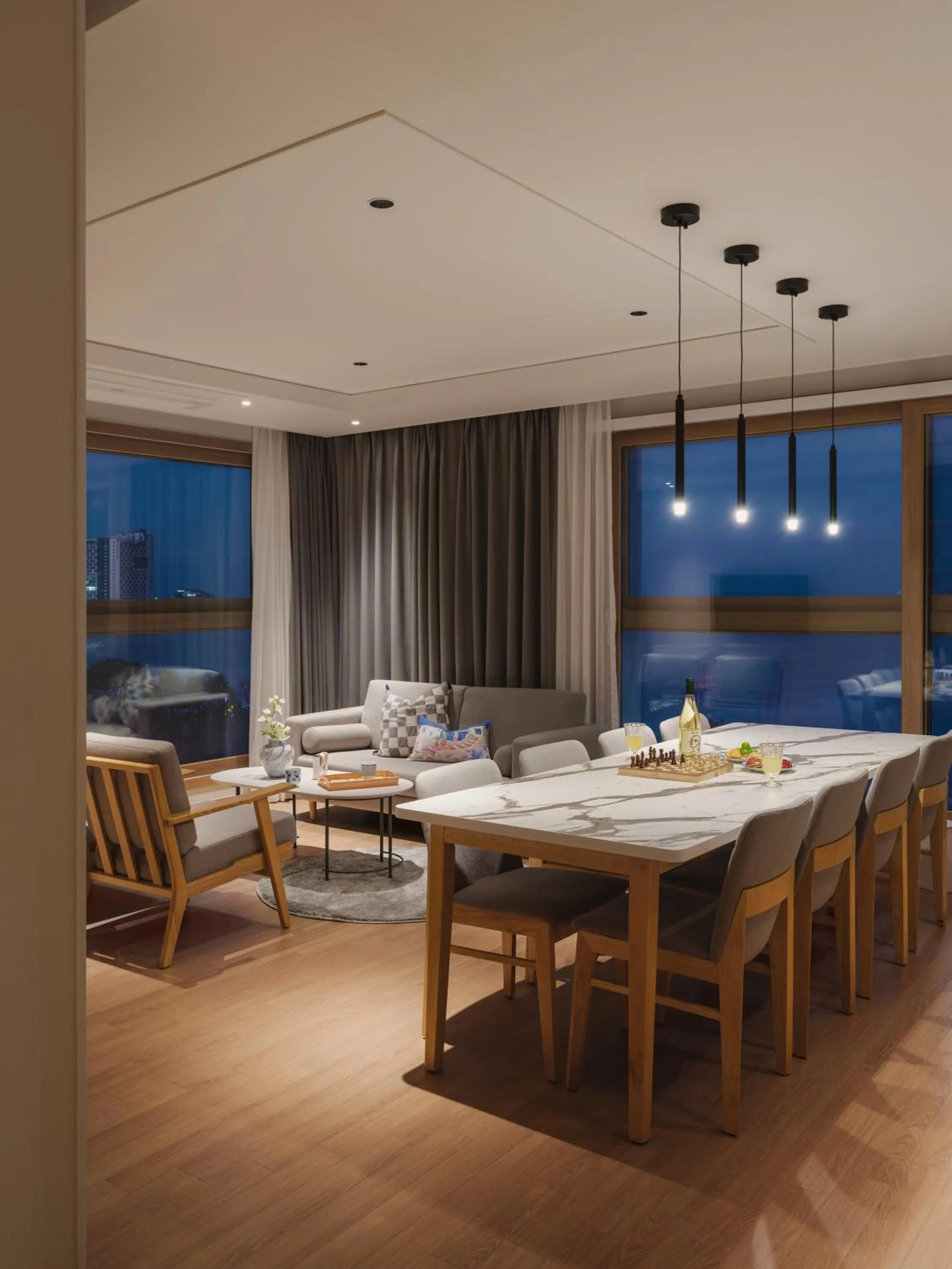 Living room in Le Collective Sokcho Central