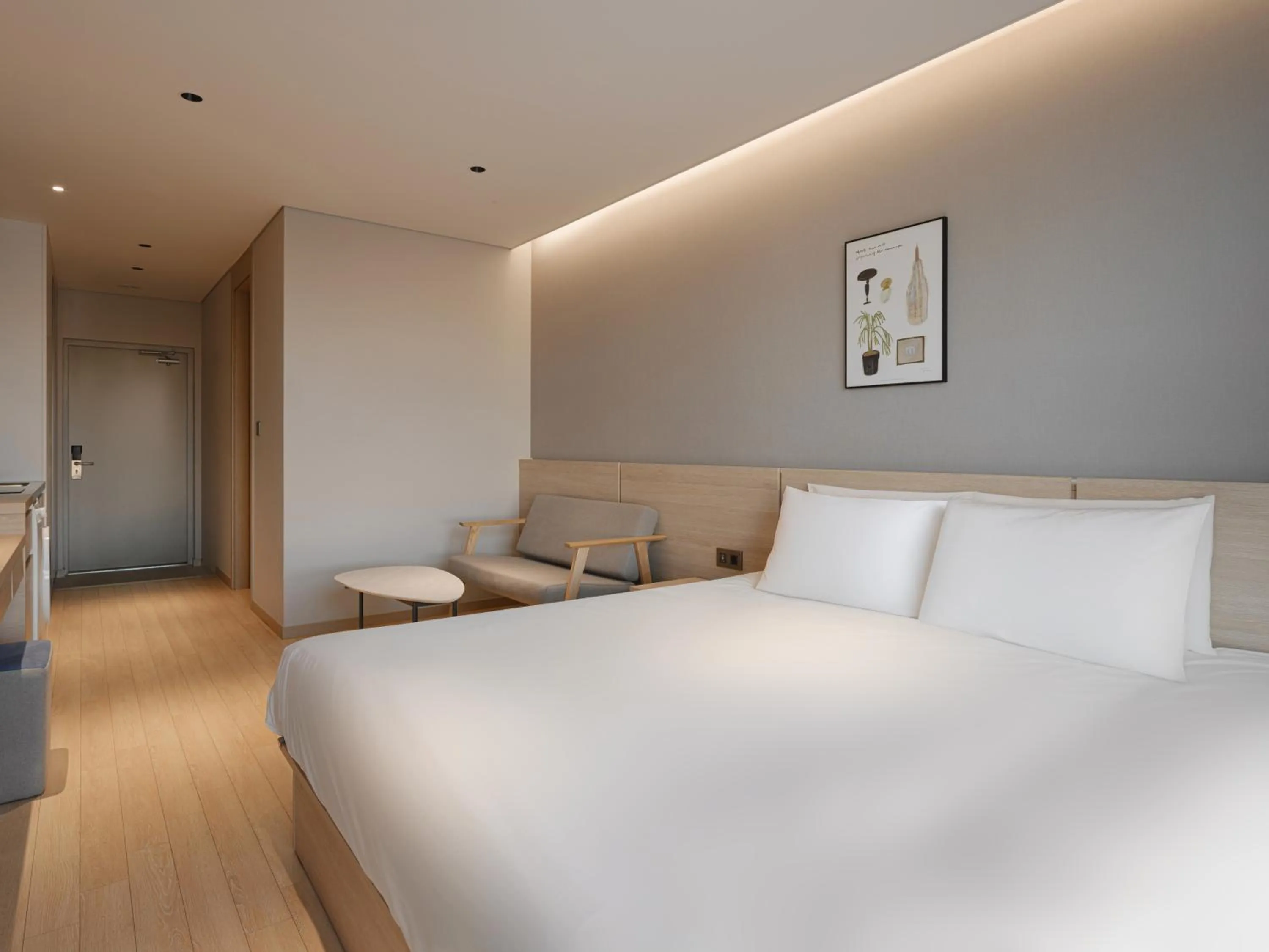 Bed in Le Collective Sokcho Central