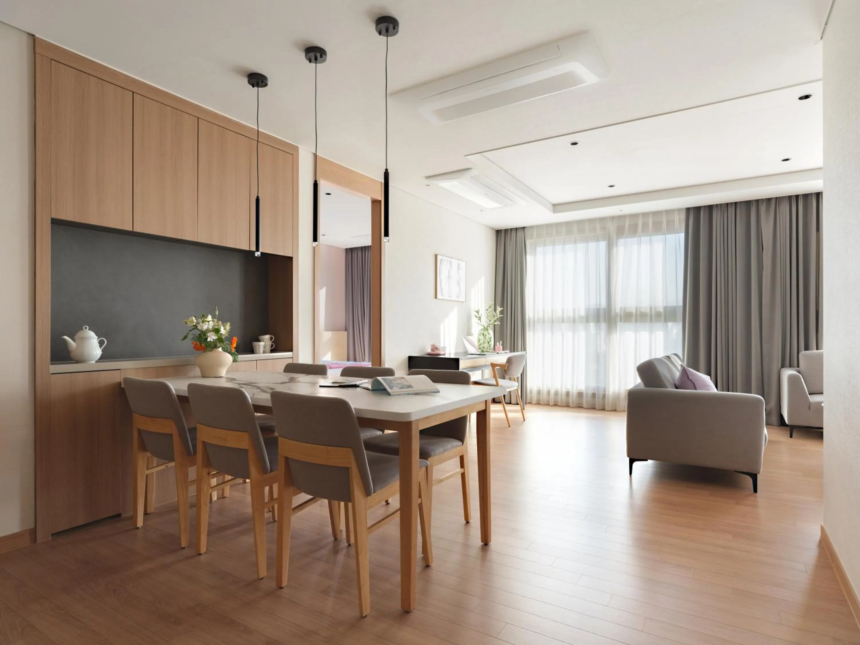 Living room in Le Collective Sokcho Central