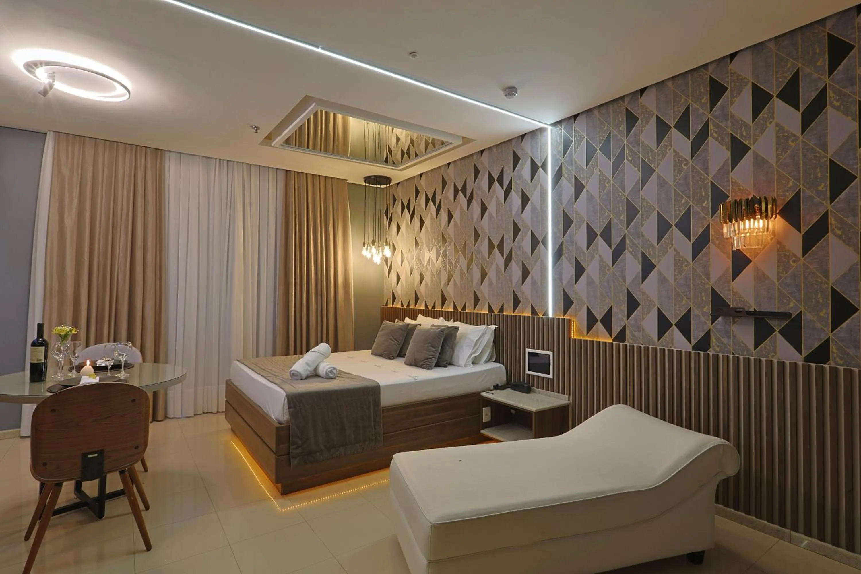 Bed in Hotel Motel Sherwood