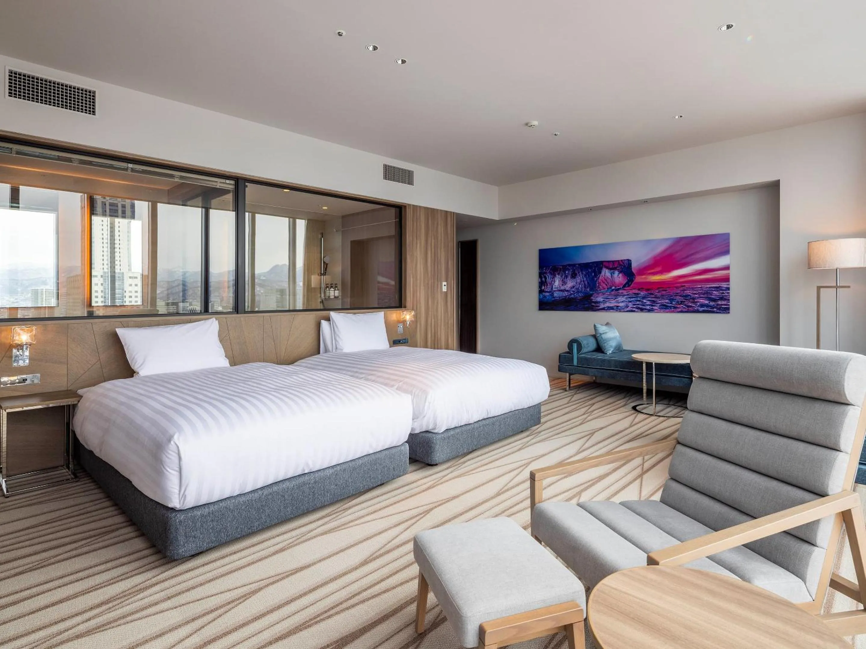 Bed in SAPPORO HOTEL by GRANBELL