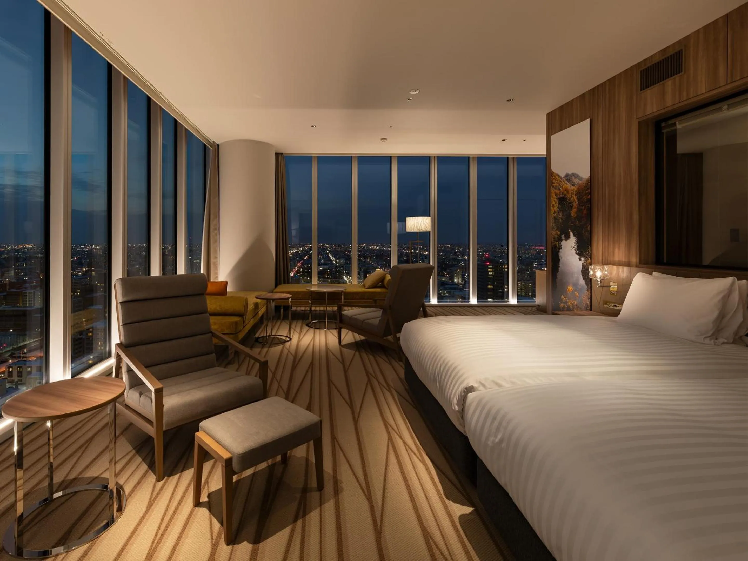 Photo of the whole room, Bed in SAPPORO HOTEL by GRANBELL