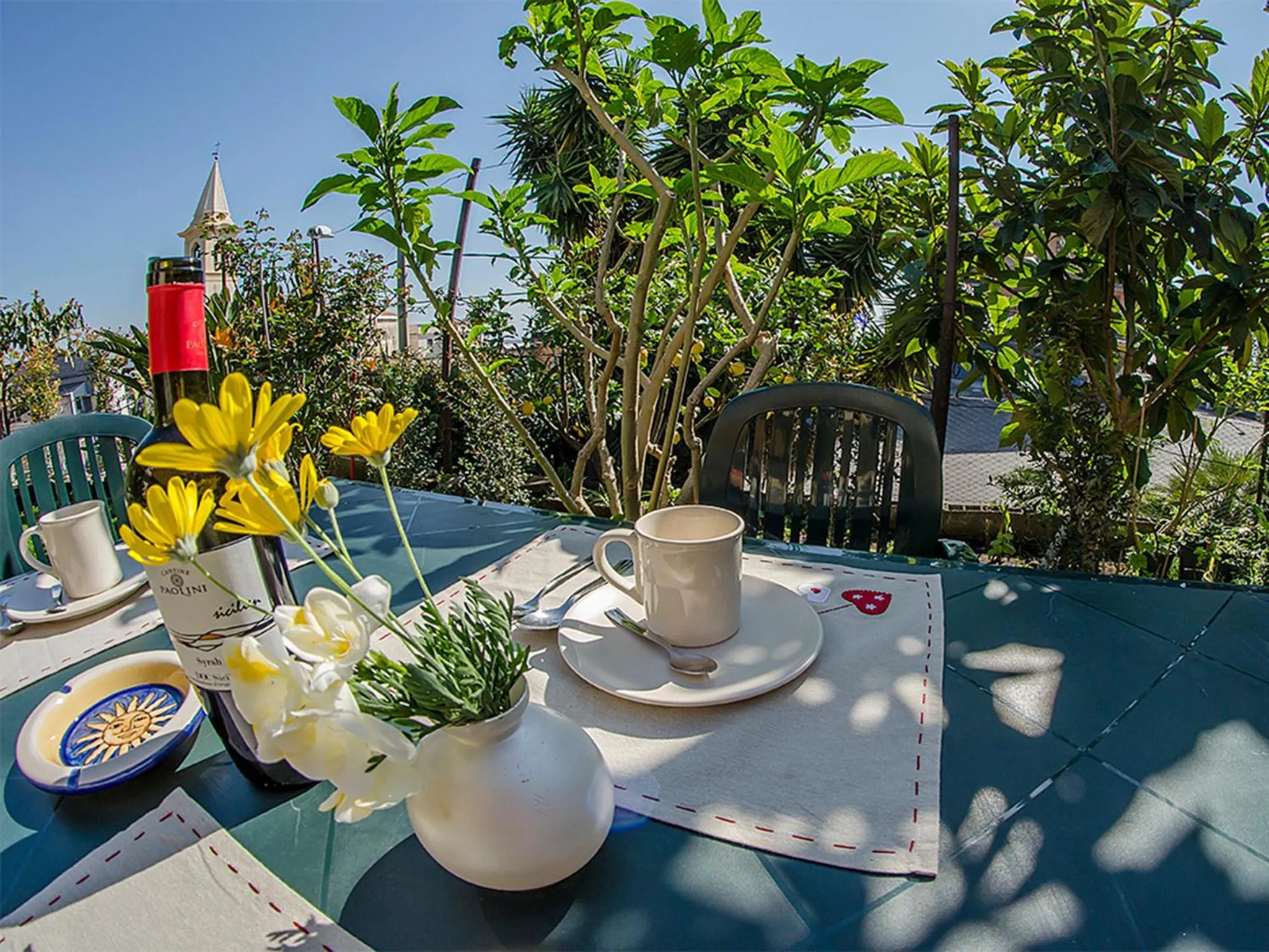 Garden in House Etna View