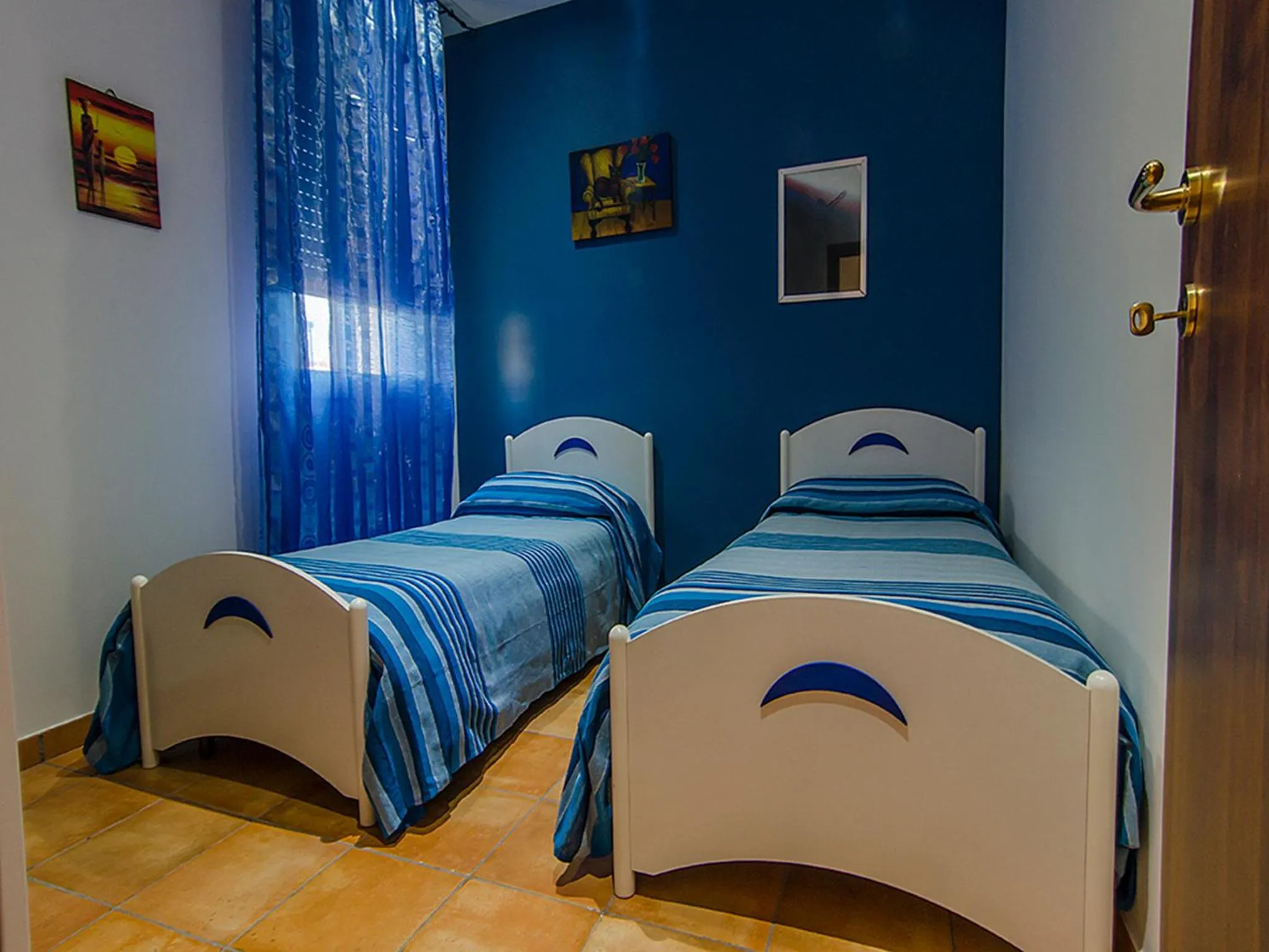 Bedroom, Bed in House Etna View