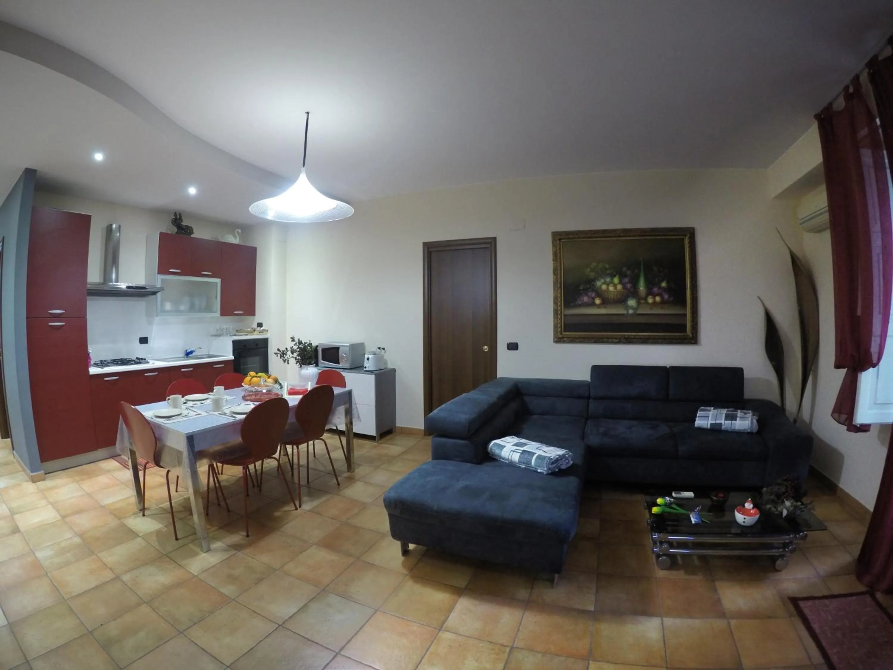 Living room in House Etna View