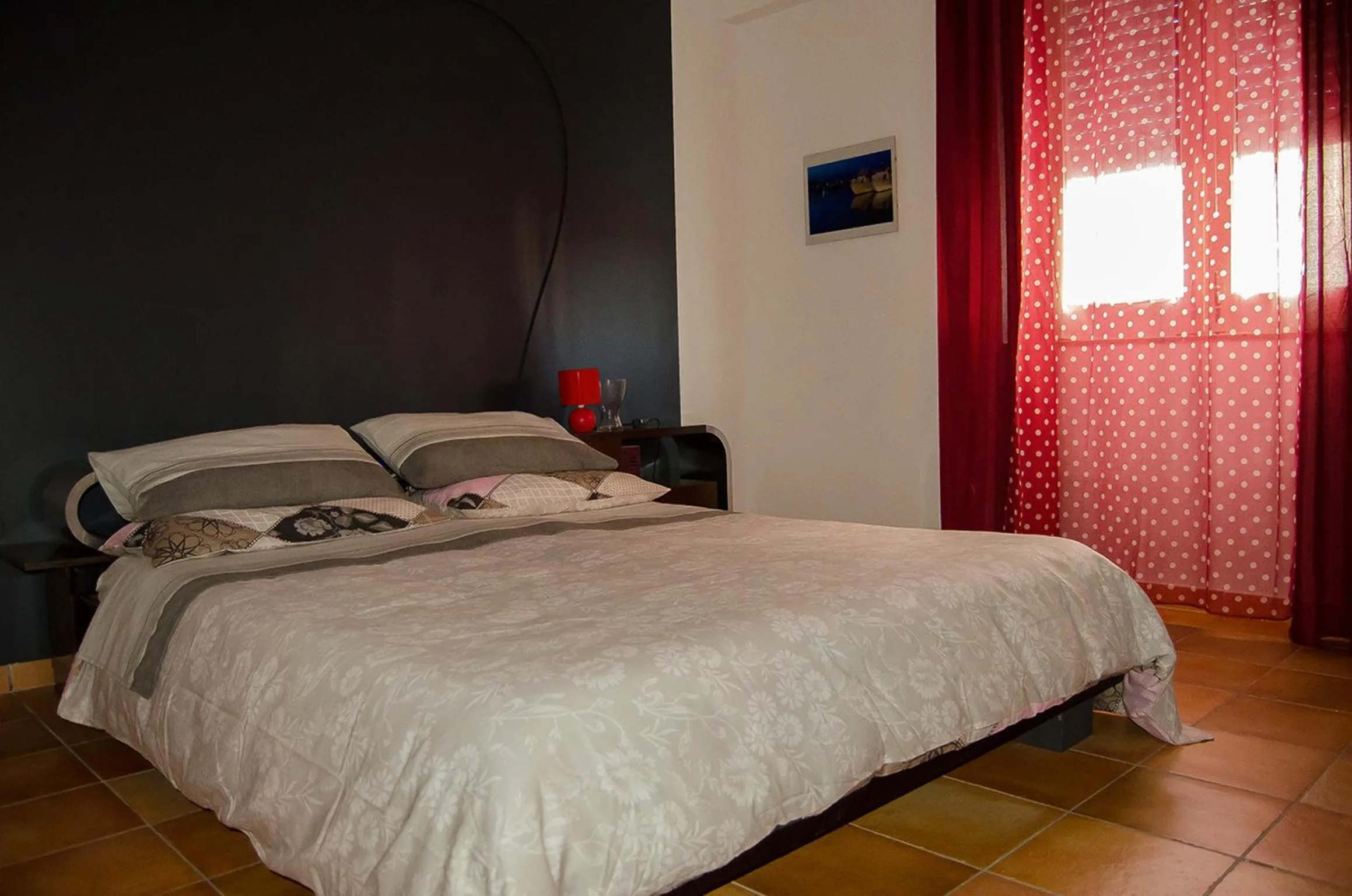 Bedroom, Bed in House Etna View