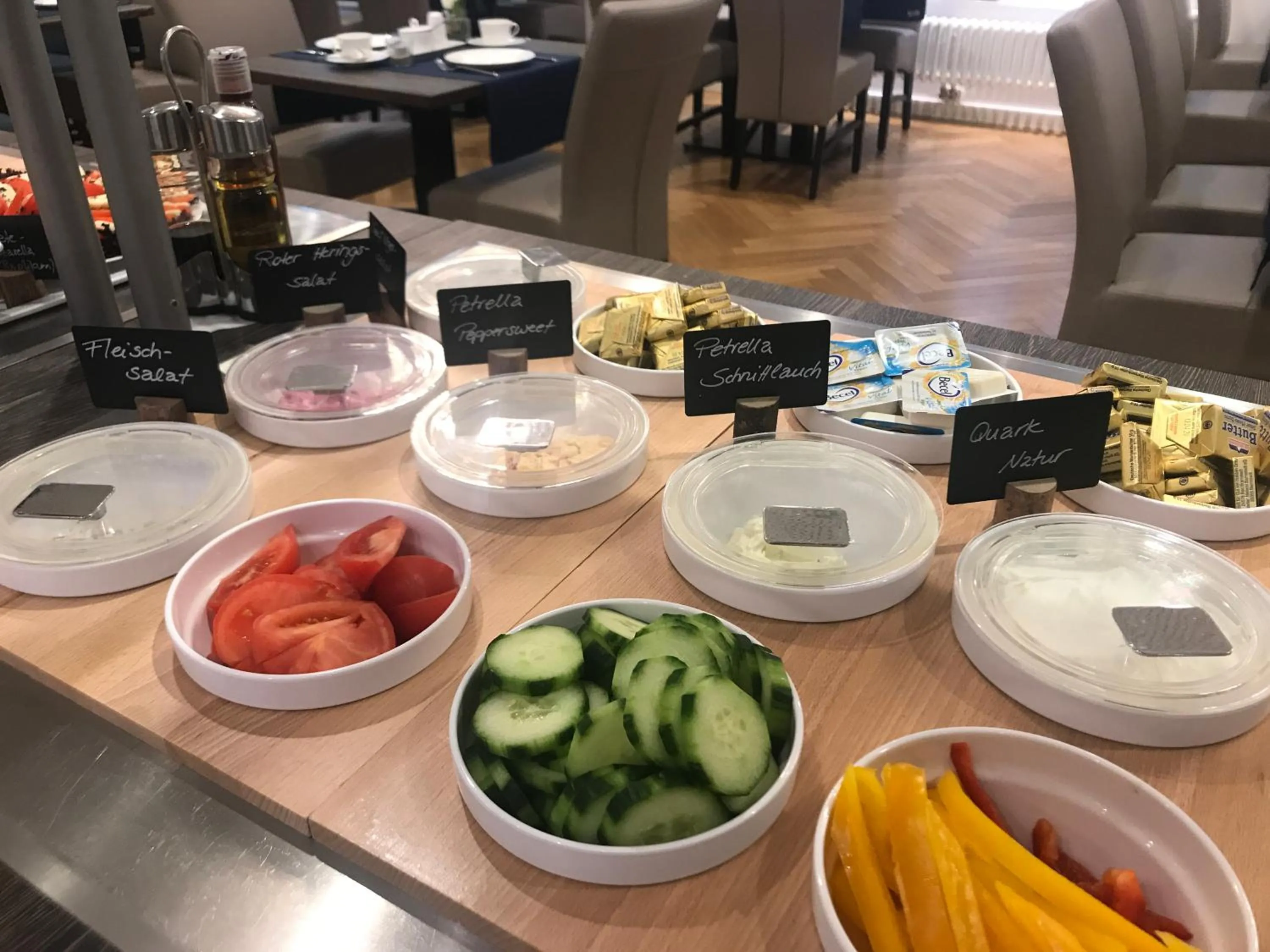 Buffet breakfast in Hotel Inselhof Borkum