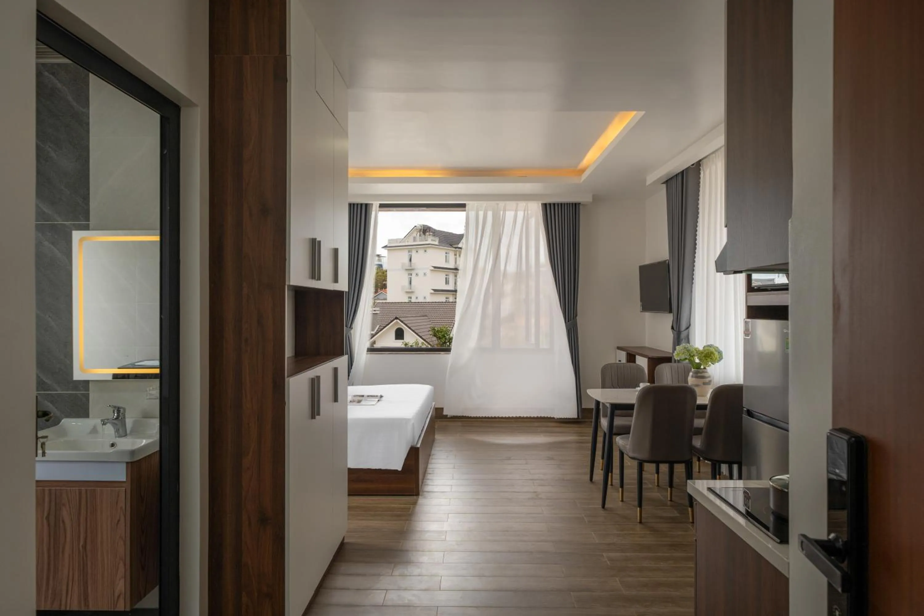 Bed in Anteaus Hotel Đà Lạt