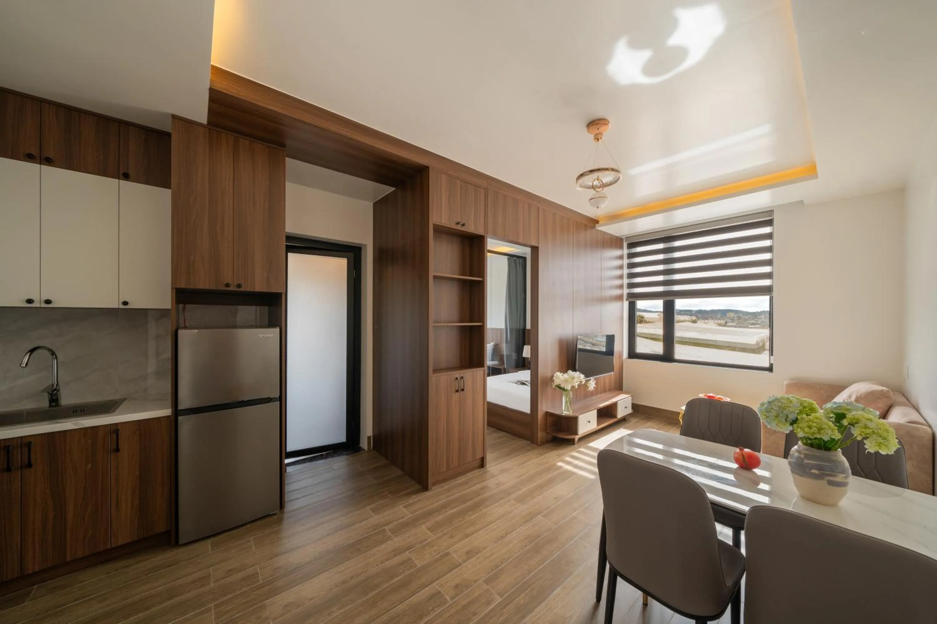 Kitchen or kitchenette in Anteaus Hotel Đà Lạt