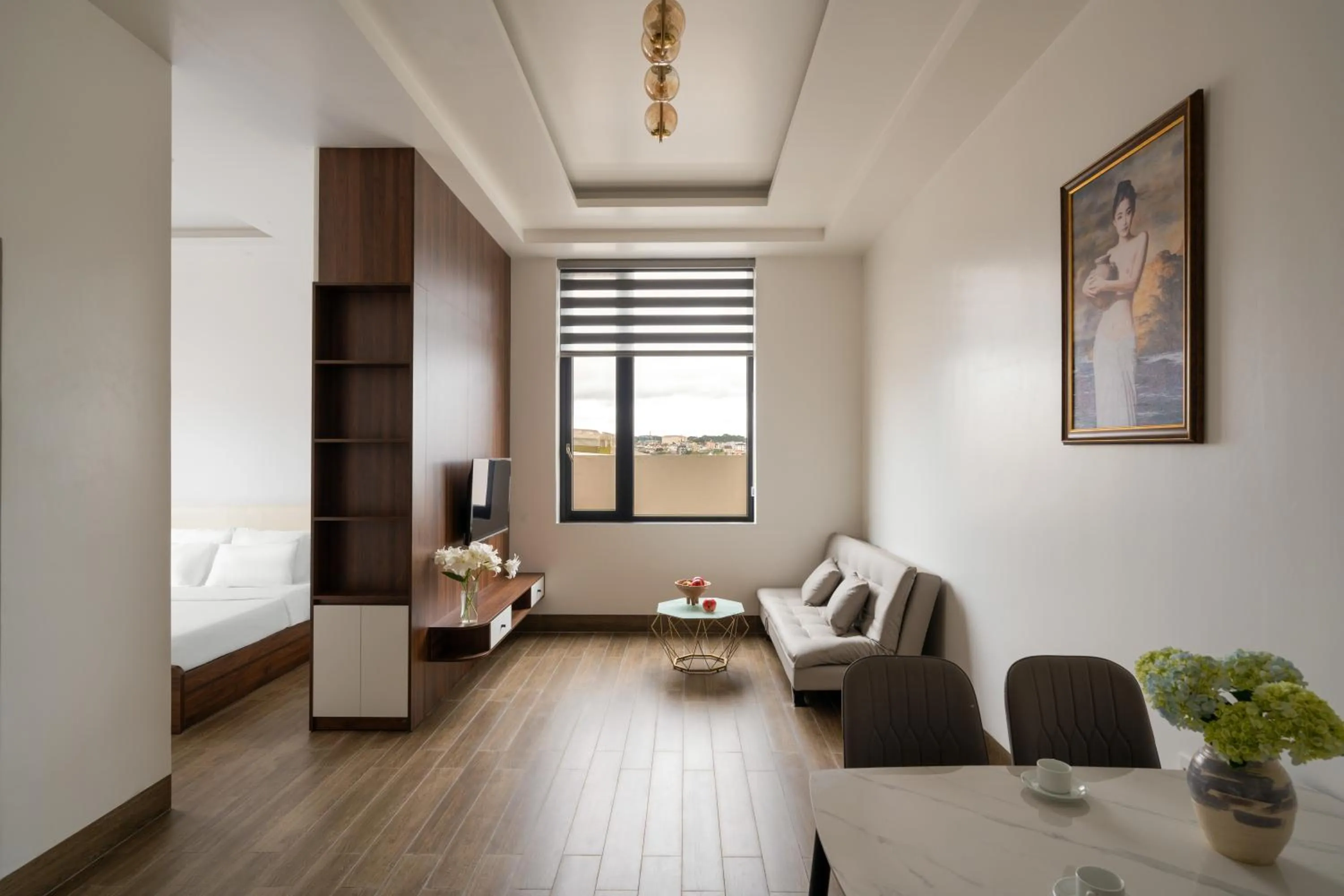 Bed in Anteaus Hotel Đà Lạt