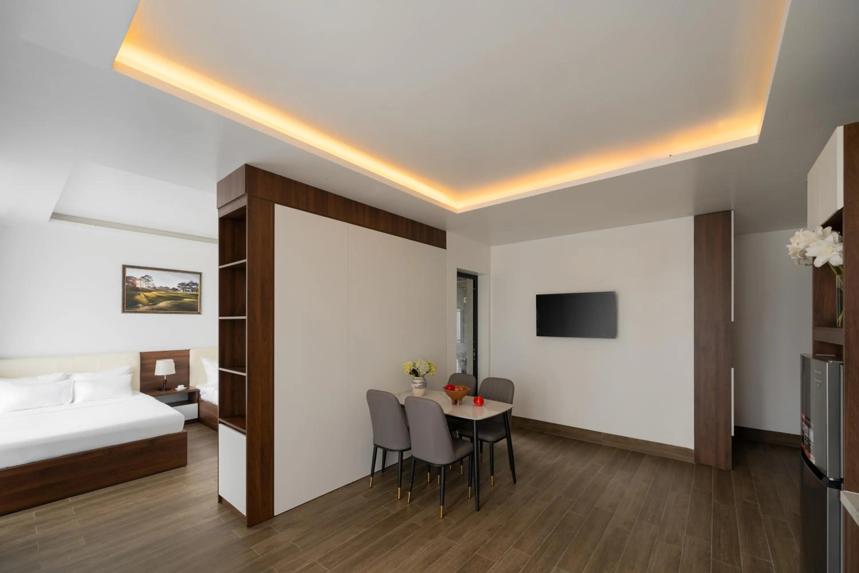 Bed in Anteaus Hotel Đà Lạt