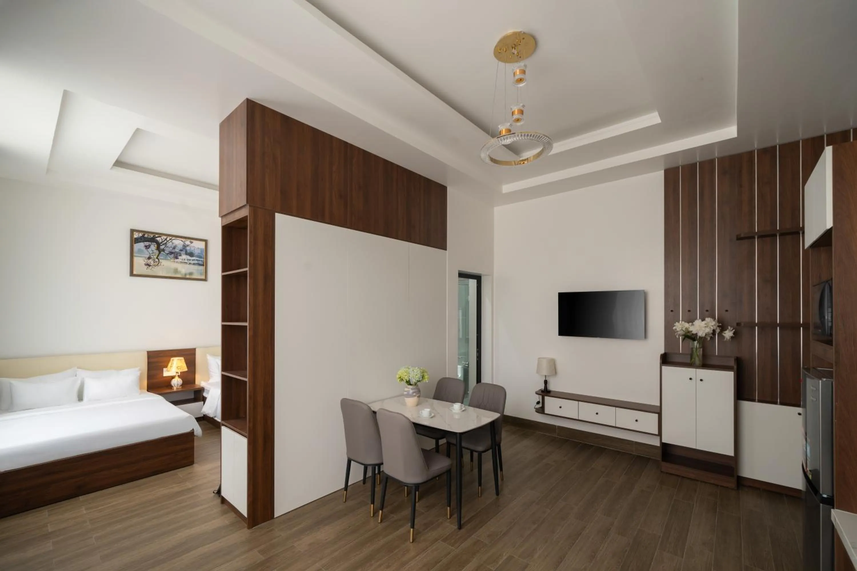 Bed in Anteaus Hotel Đà Lạt