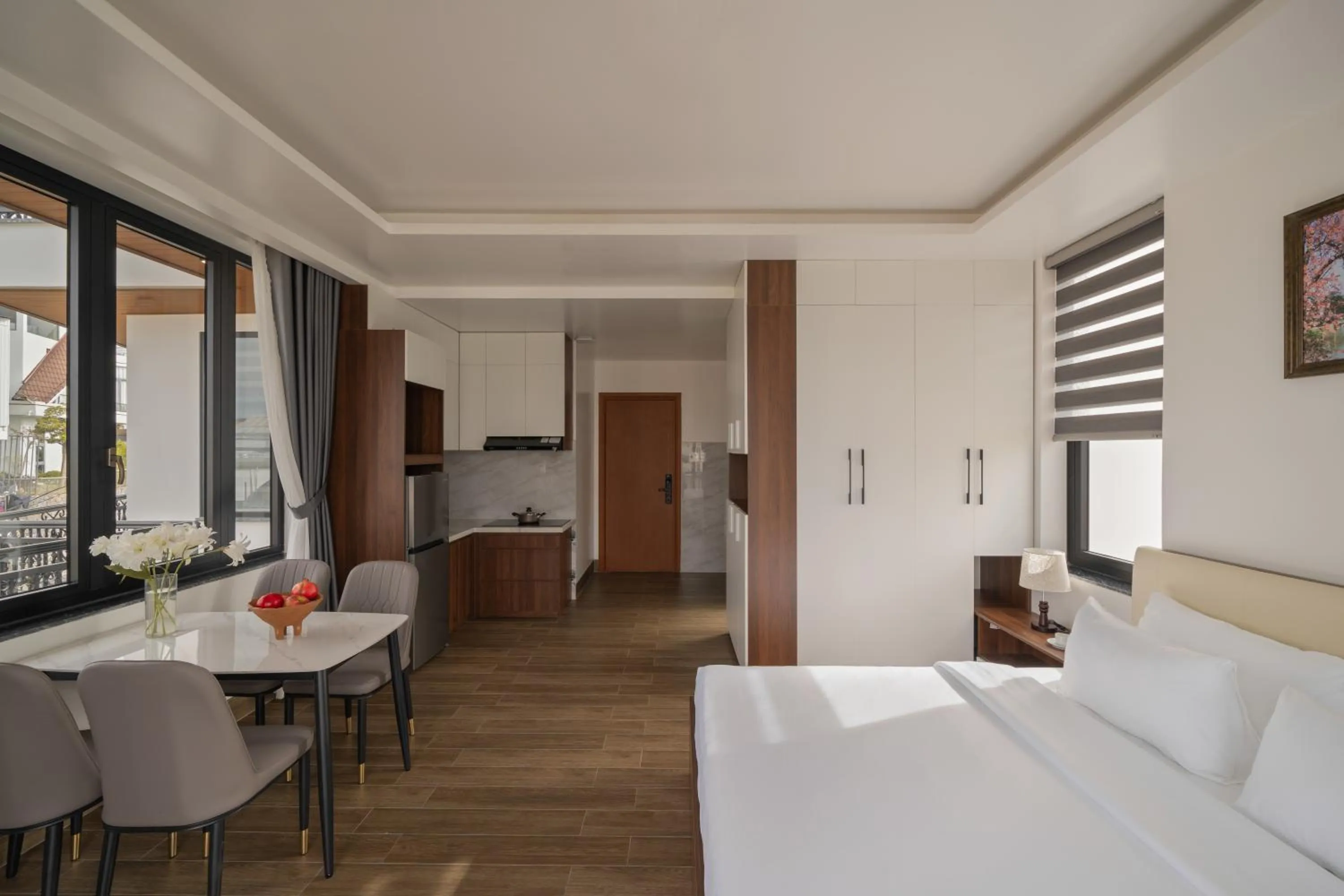 Bed in Anteaus Hotel Đà Lạt