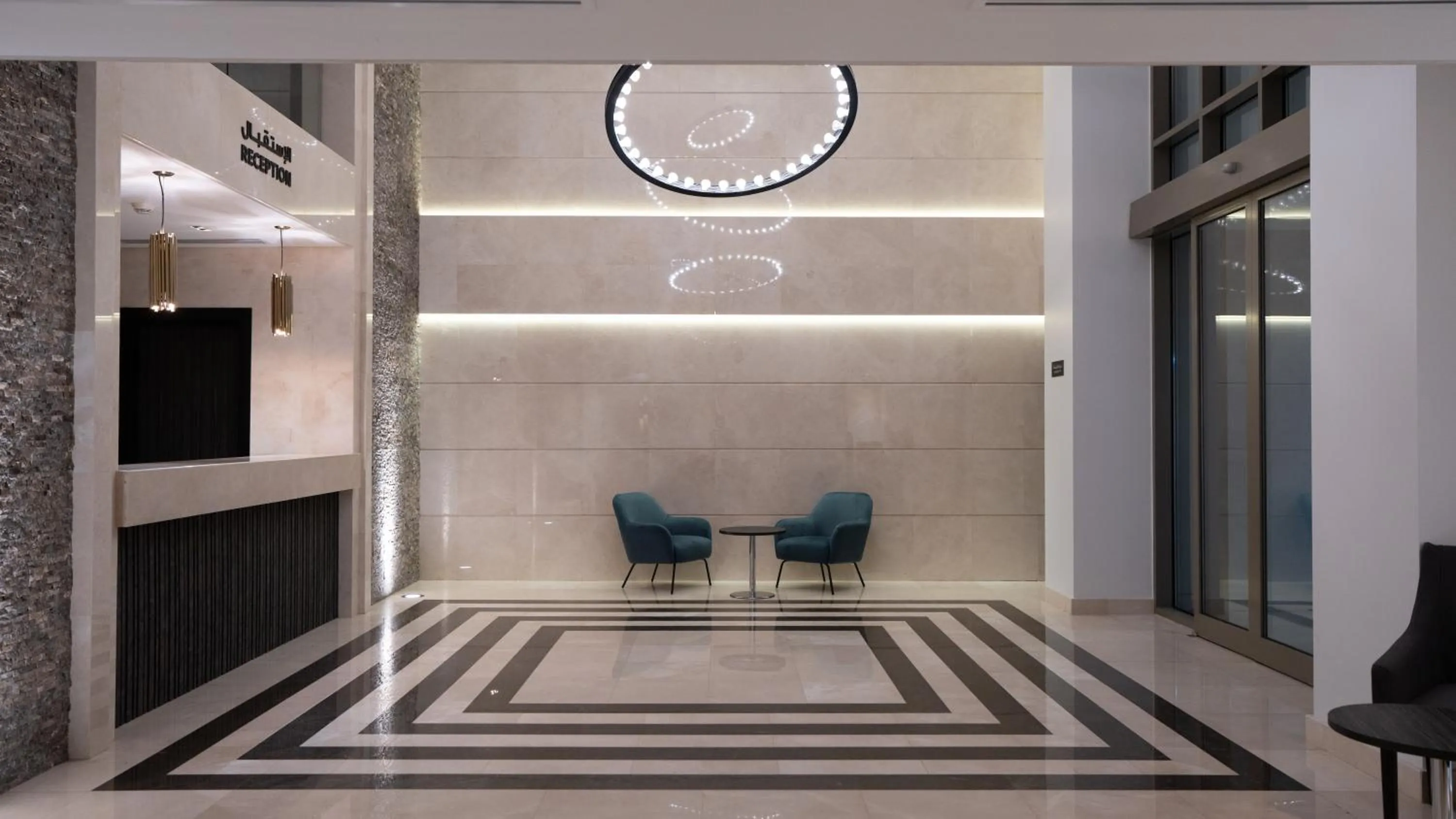 Lobby or reception in Mirada Blue Falestine - Serviced Apartments