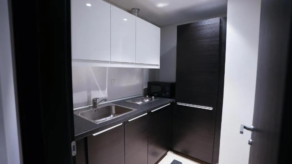 Kitchen or kitchenette in Mirada Blue Falestine - Serviced Apartments