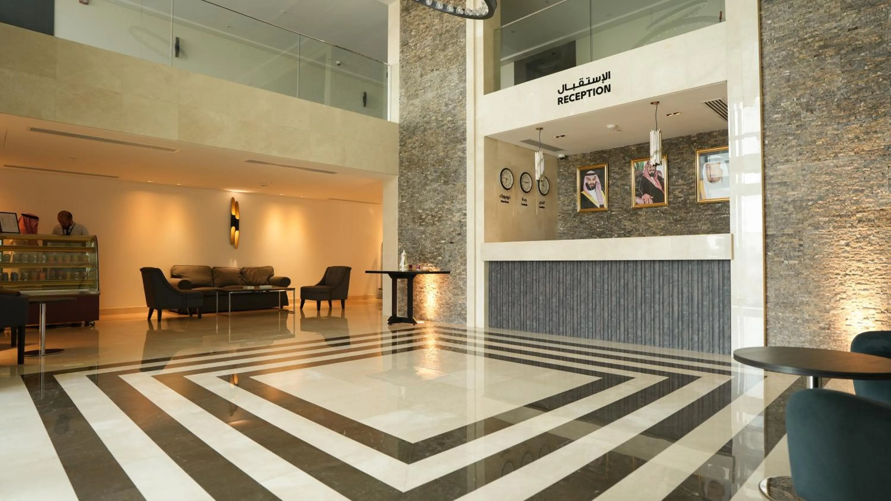 Lobby or reception in Mirada Blue Falestine - Serviced Apartments