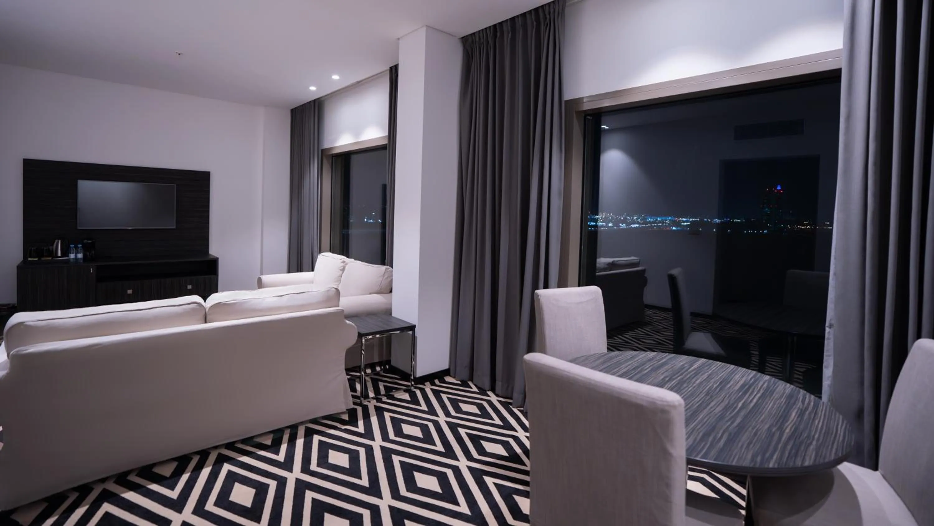 Seating area in Mirada Blue Falestine - Serviced Apartments