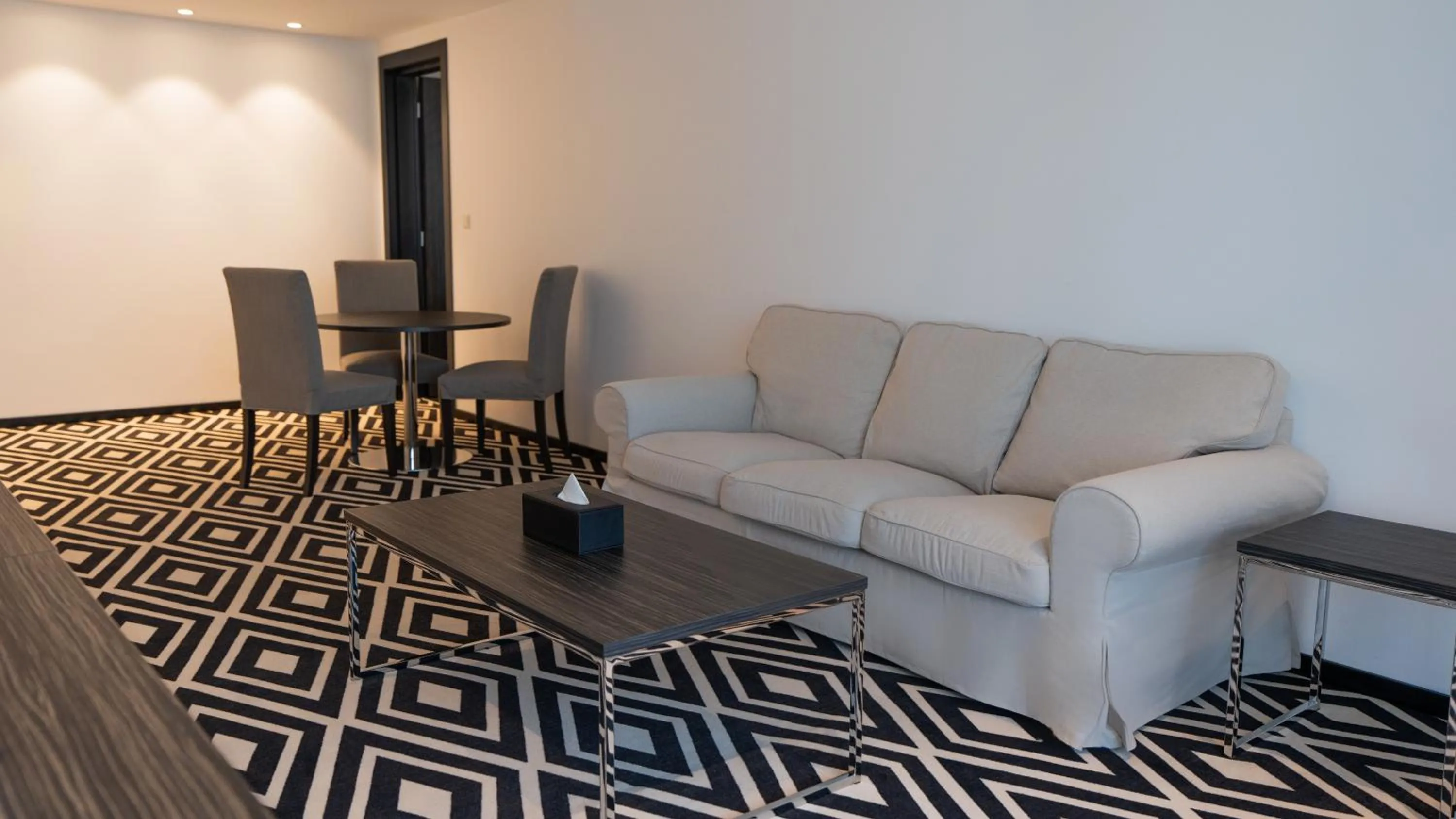 Seating area in Mirada Blue Falestine - Serviced Apartments
