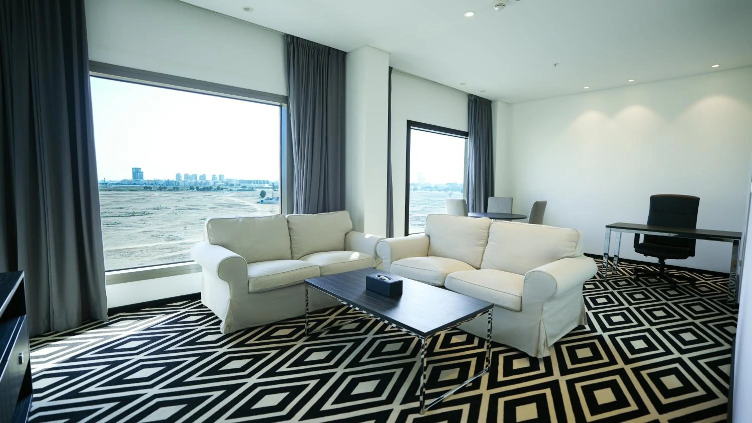 Living room in Mirada Blue Falestine - Serviced Apartments