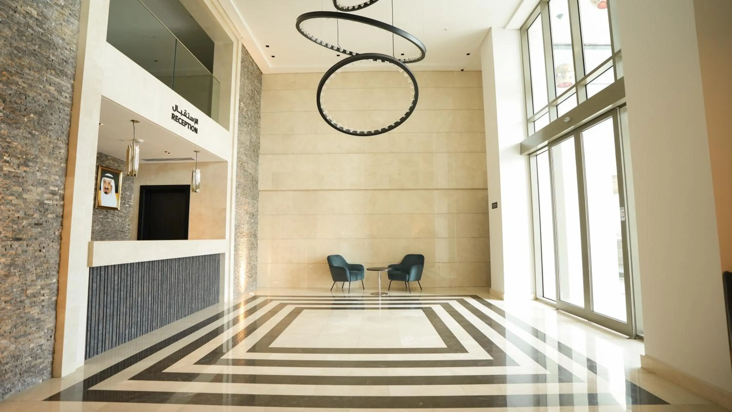 Lobby or reception in Mirada Blue Falestine - Serviced Apartments