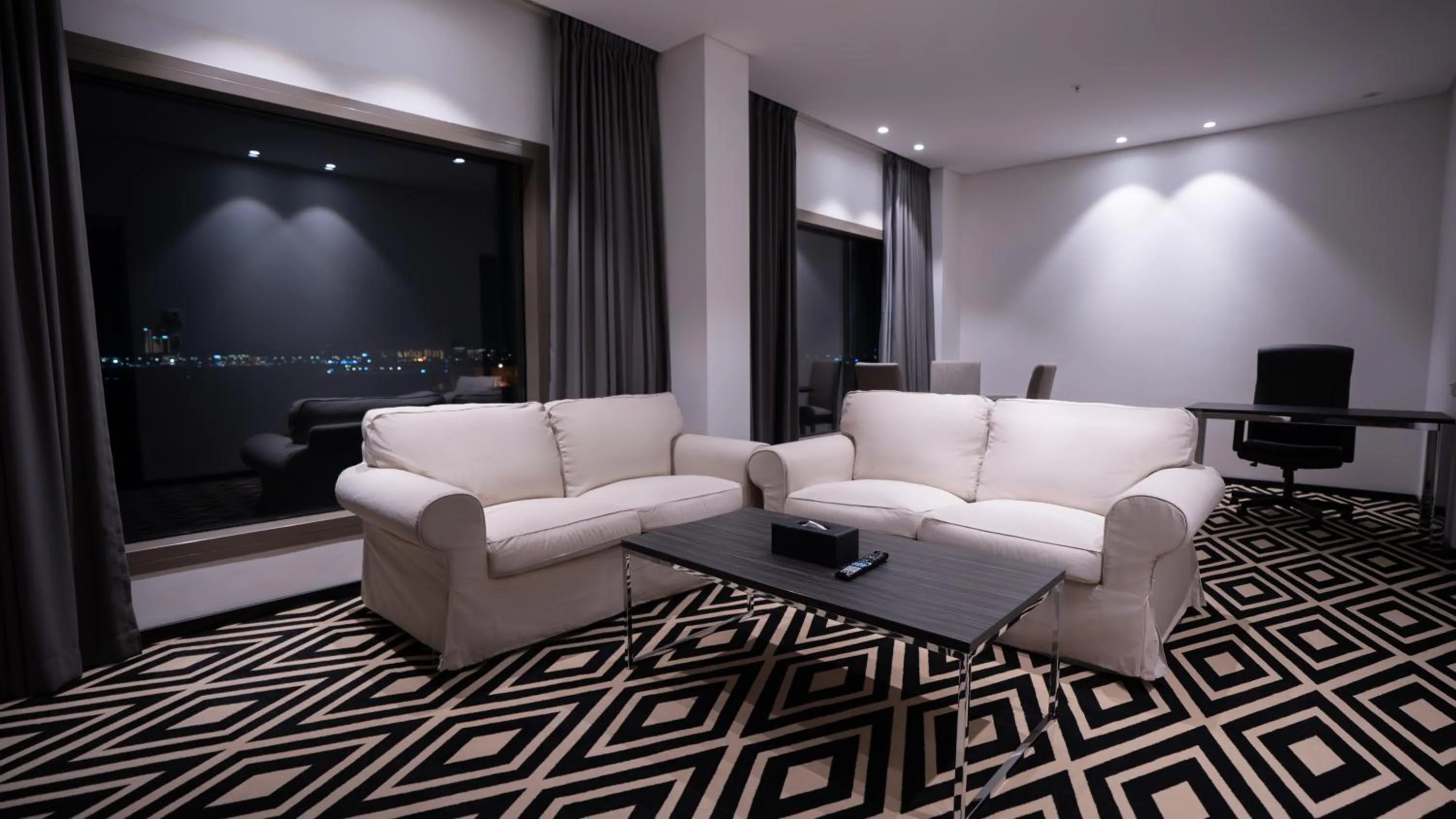 Seating area in Mirada Blue Falestine - Serviced Apartments
