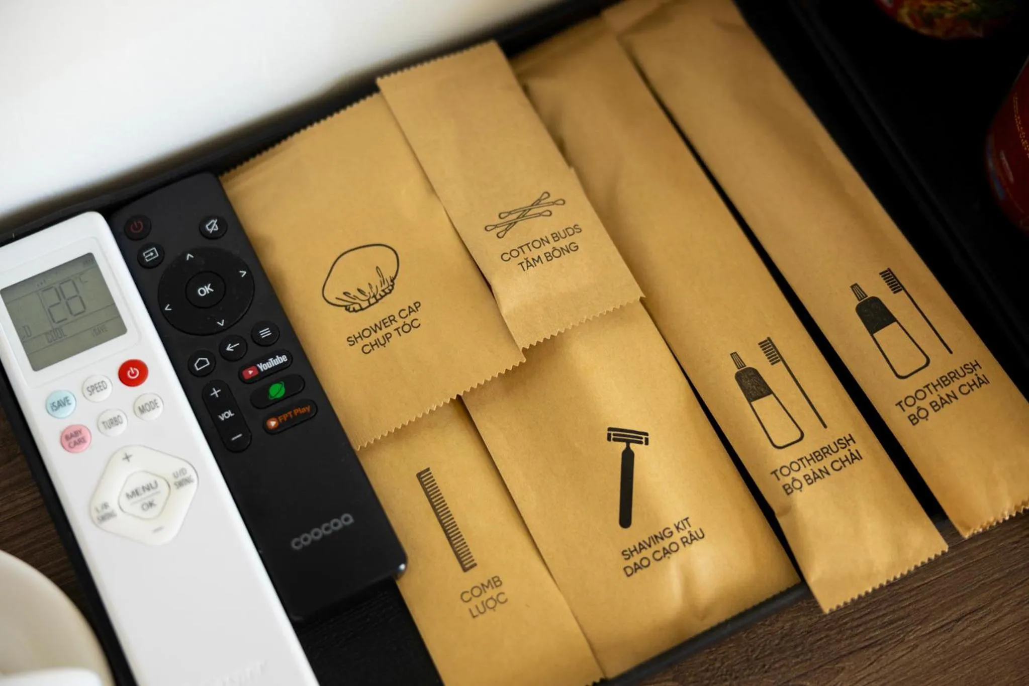 Shower in Tiamo Hotel