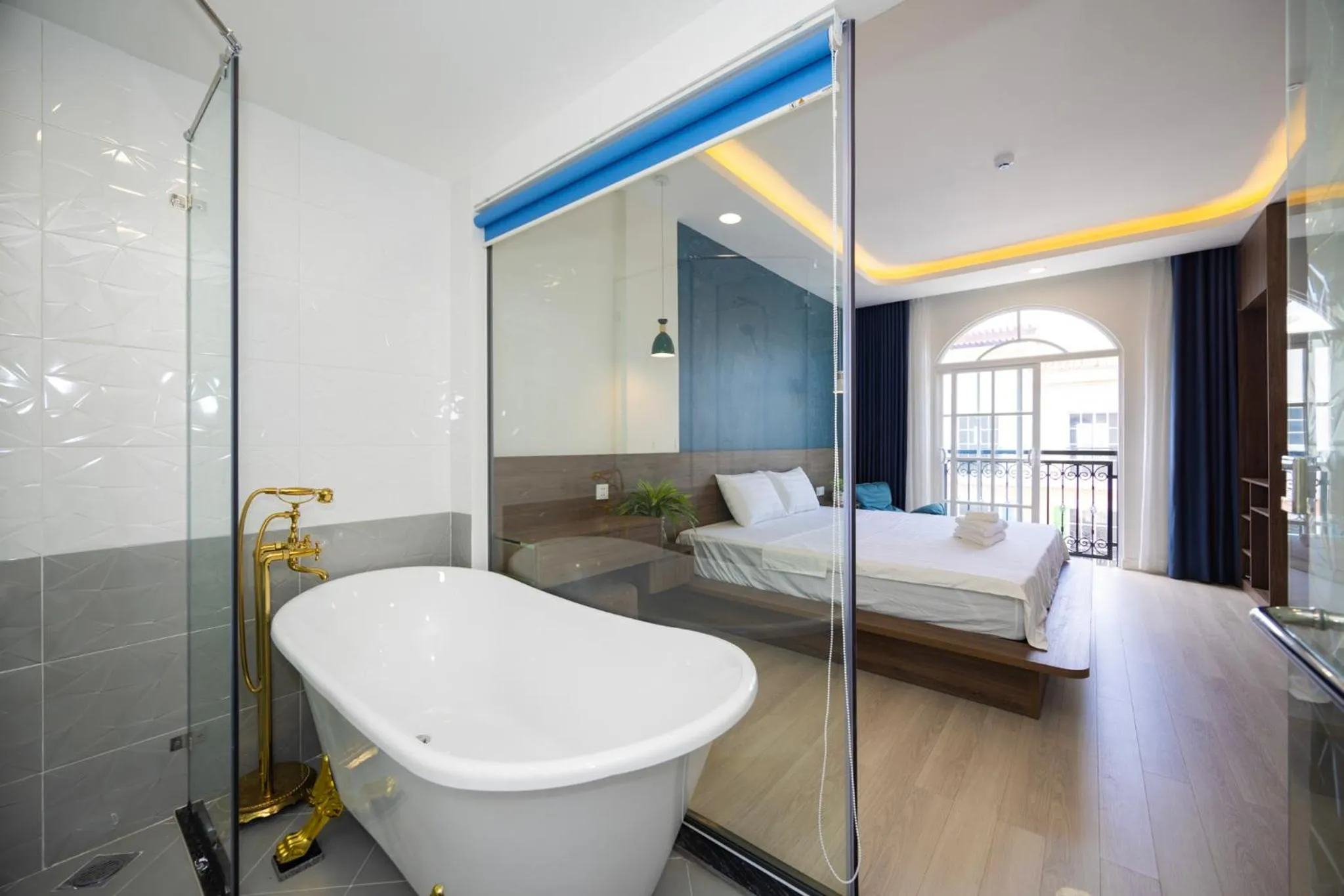 Shower, Bed in Tiamo Hotel