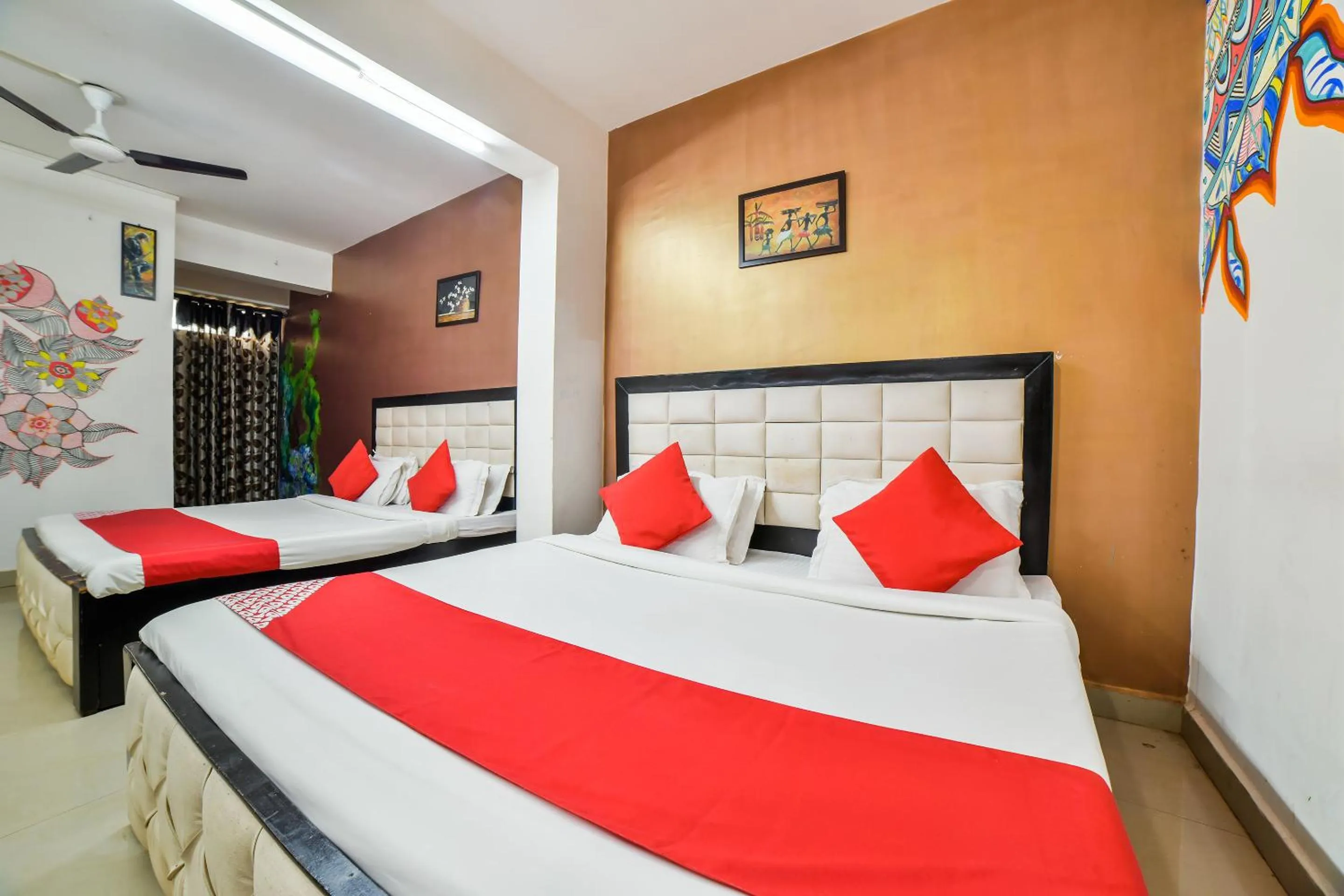 Bedroom, Bed in Dewa Goa Hotel Near Dabolim Airport