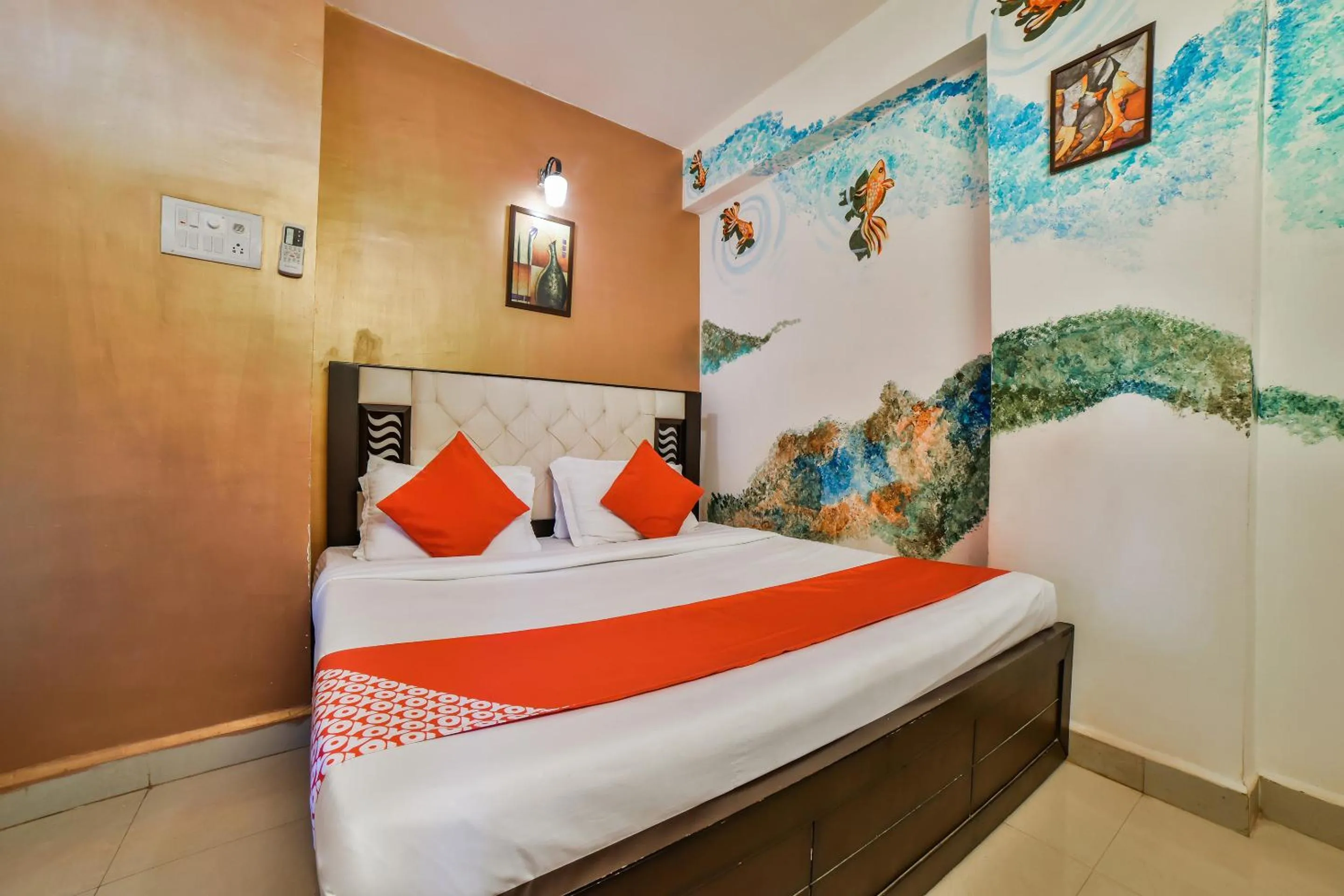 Bedroom, Bed in Dewa Goa Hotel Near Dabolim Airport