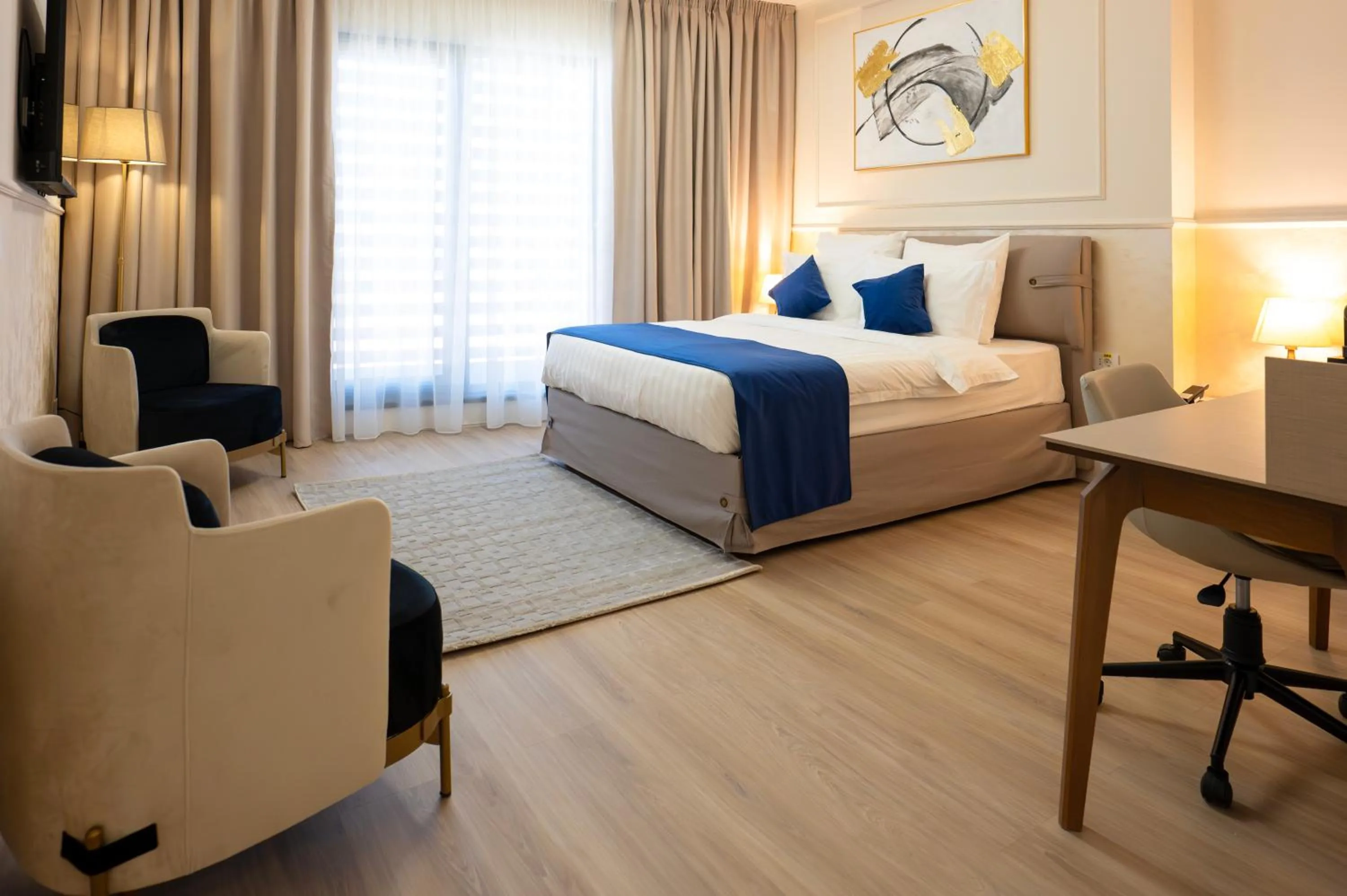 Bed in Le Blanc Cotroceni Hotel