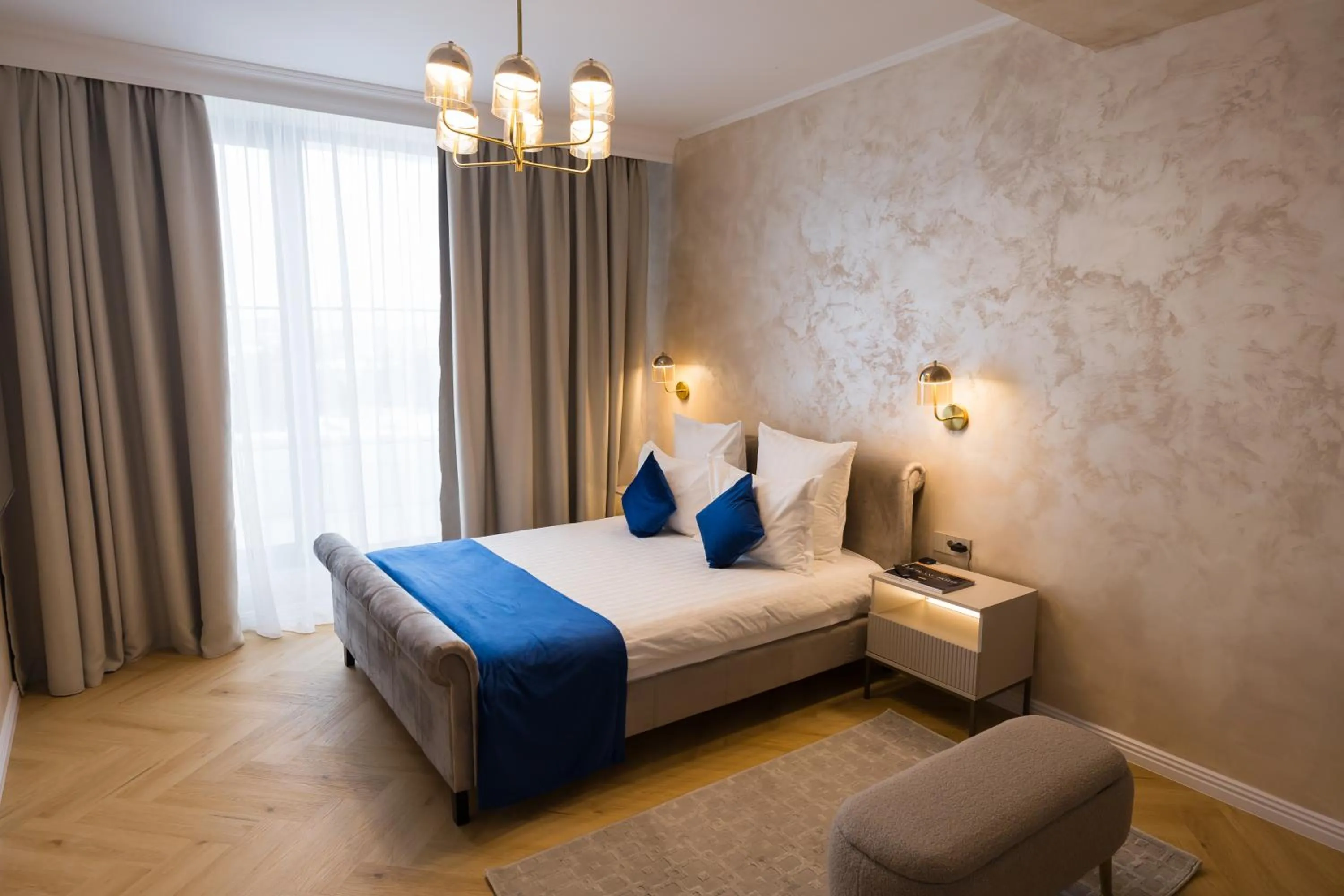 Bed in Le Blanc Cotroceni Hotel