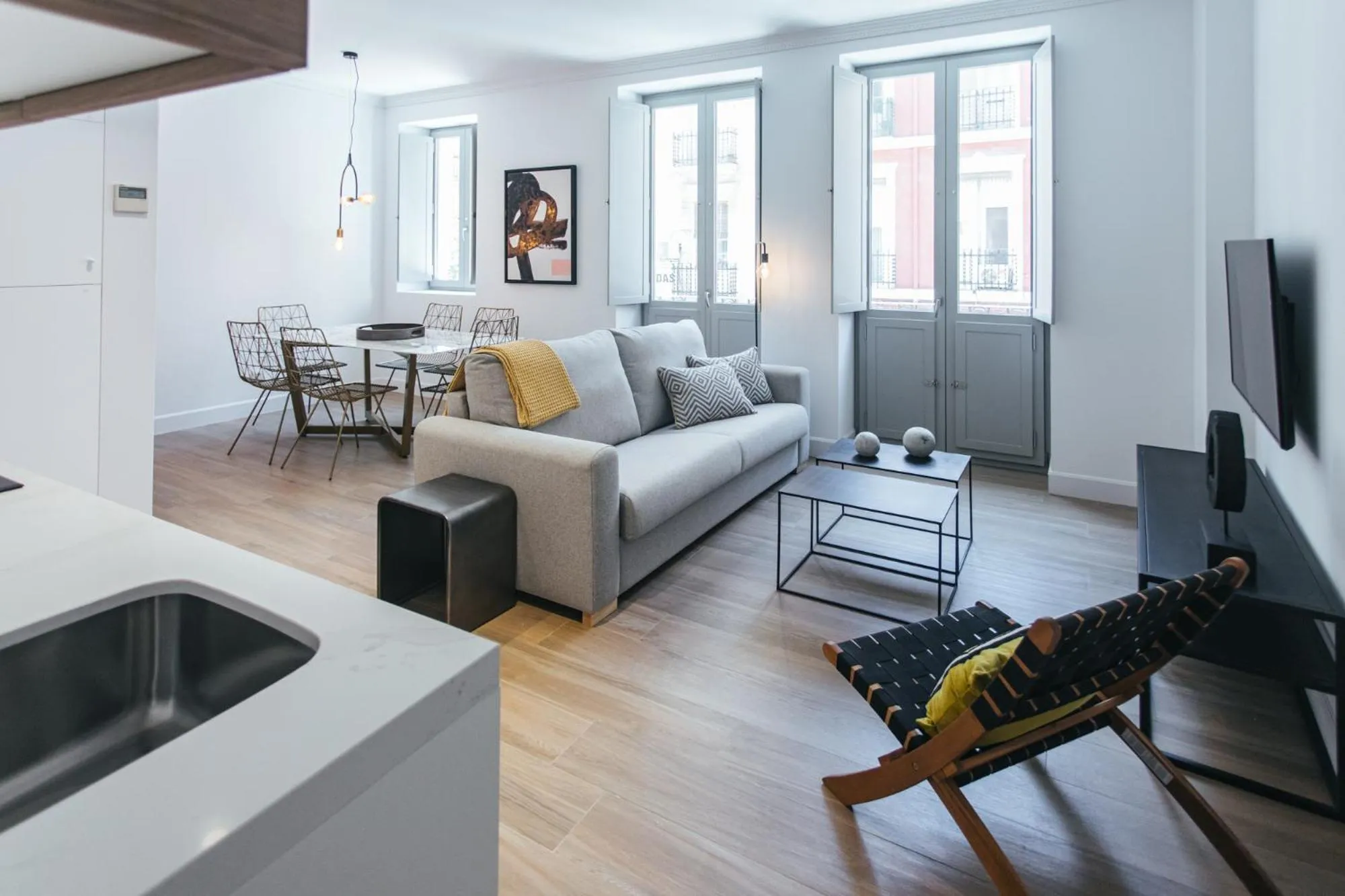 Living room in The Lucky Flats - Poeta Quintana