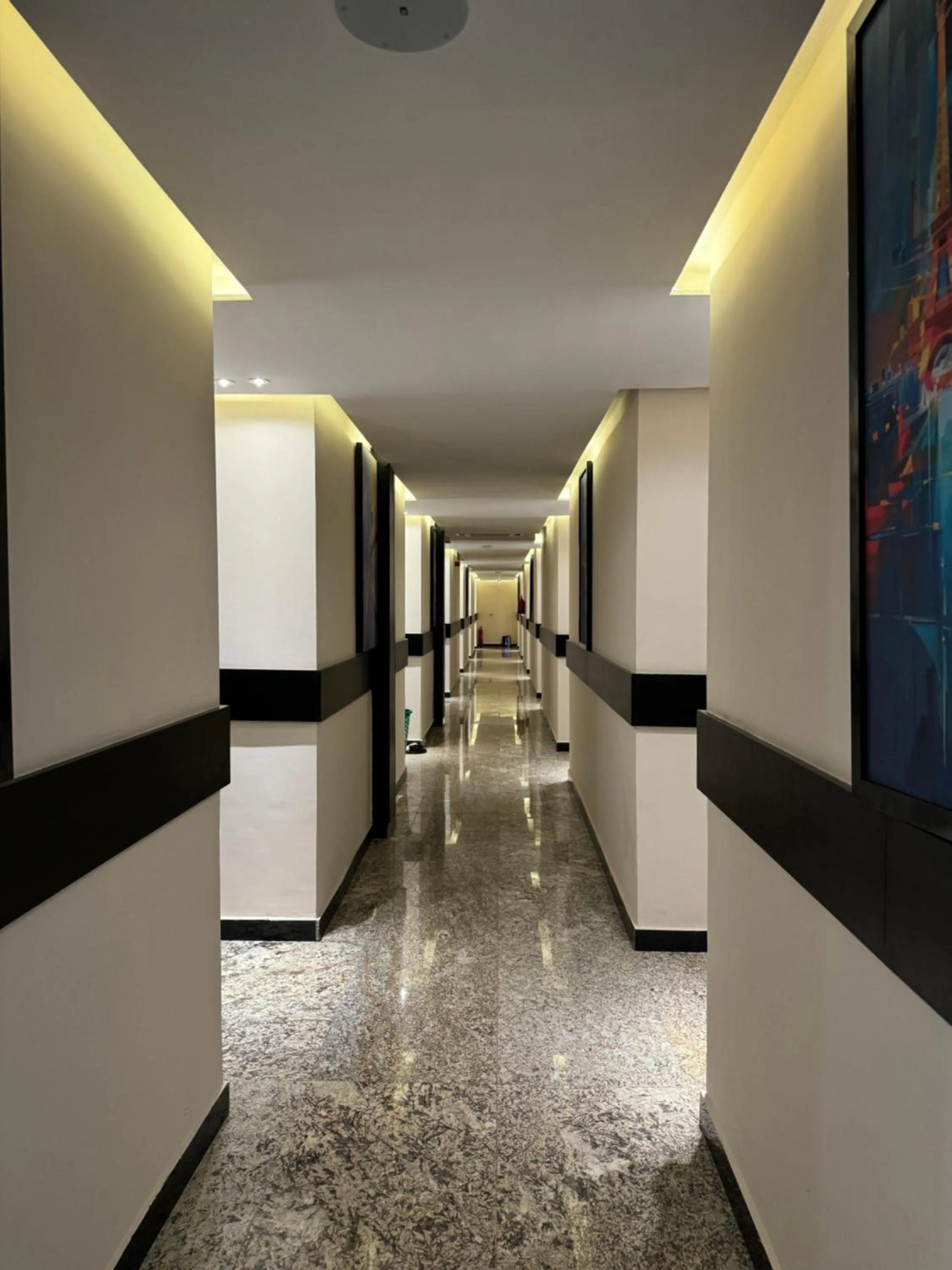 Inner courtyard view in Blu Pearl Hotel & Residence