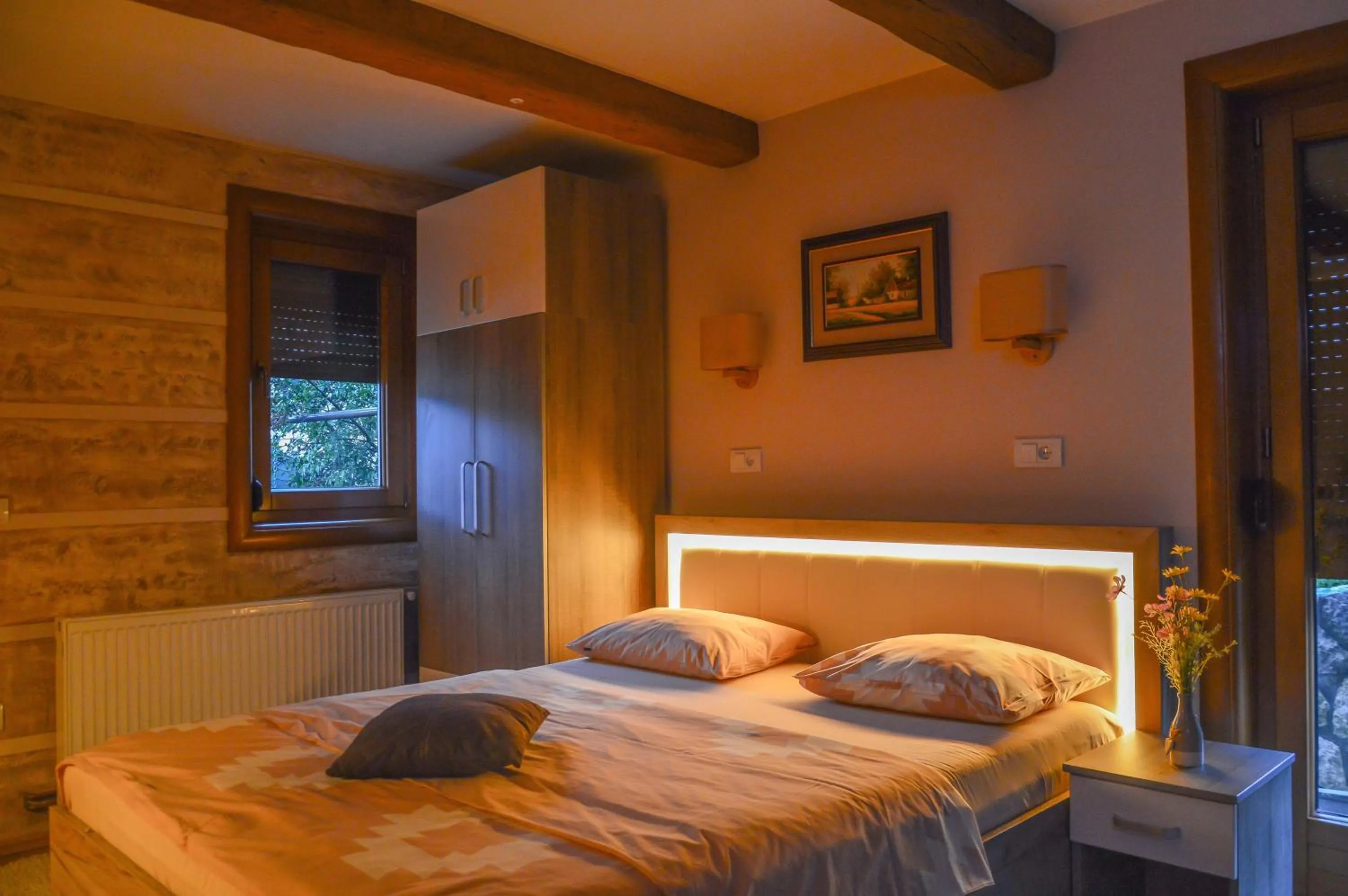 Spring, Bed in Apartments Josipovic