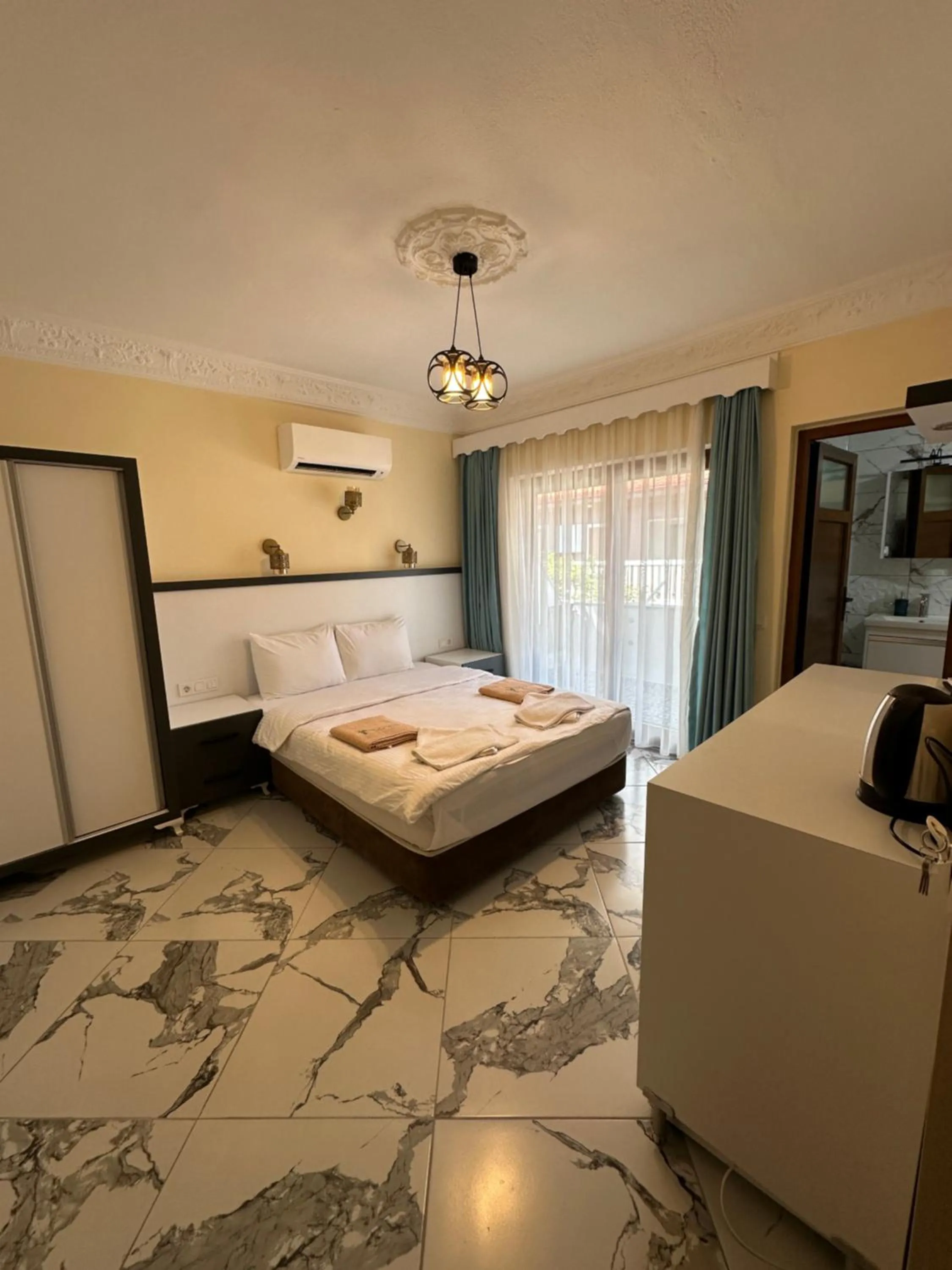 Bed in Palm Konak Hotel