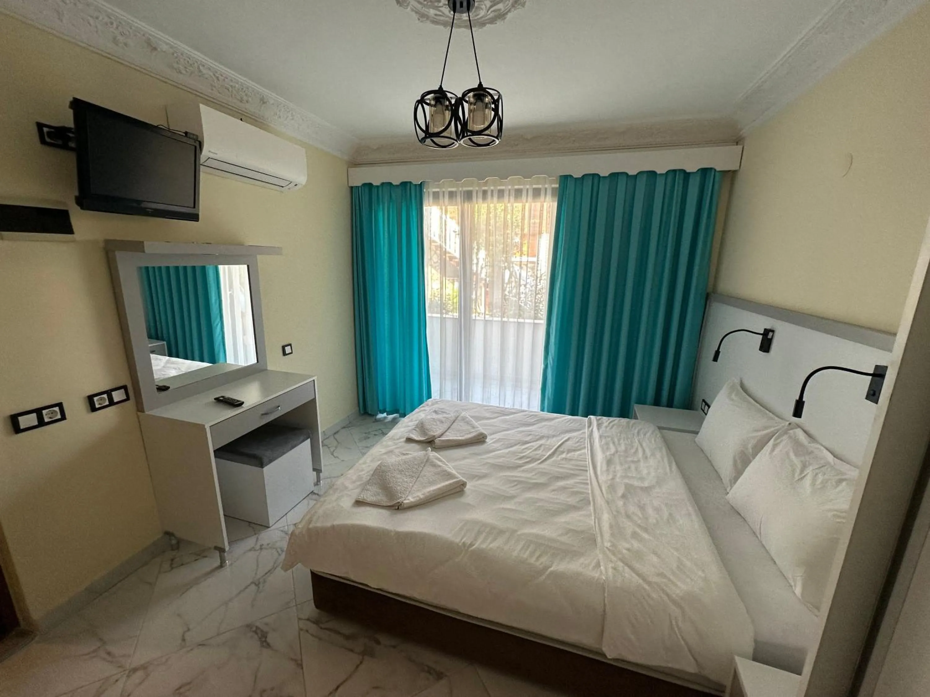 Bed in Palm Konak Hotel