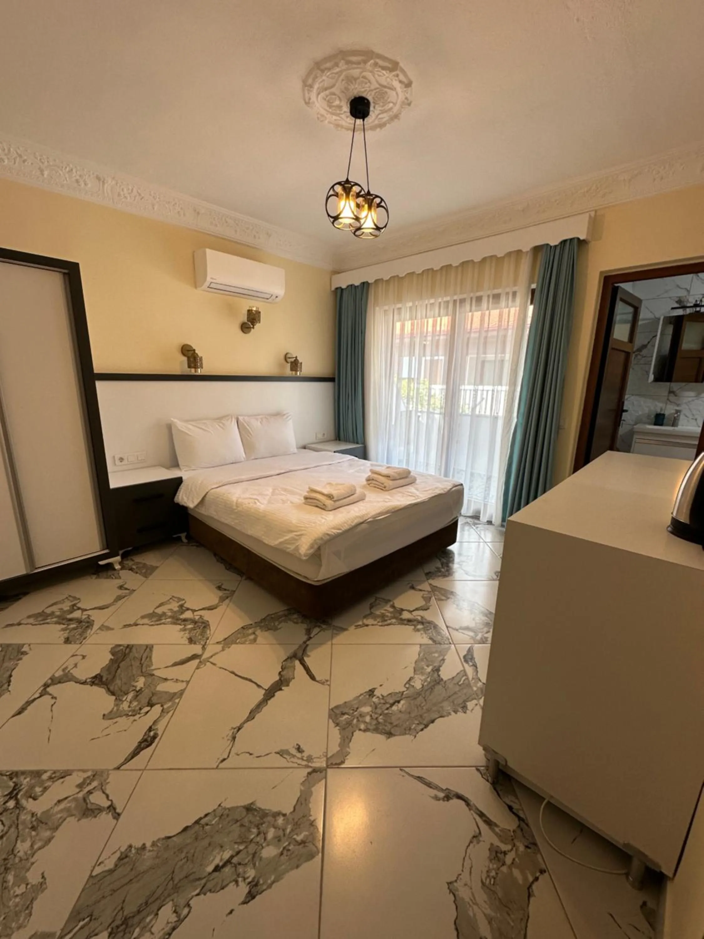 Bed in Palm Konak Hotel