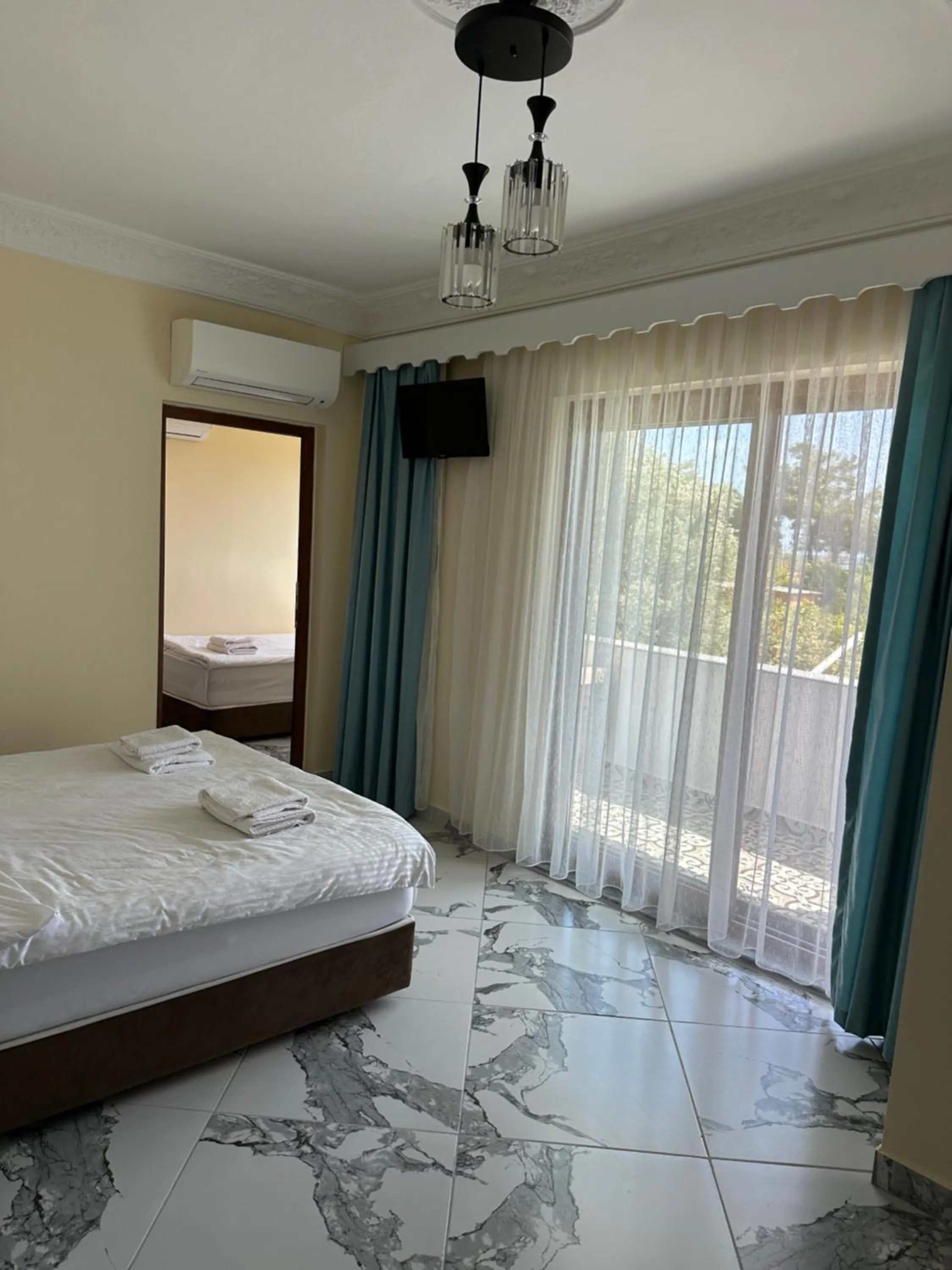 Bed in Palm Konak Hotel