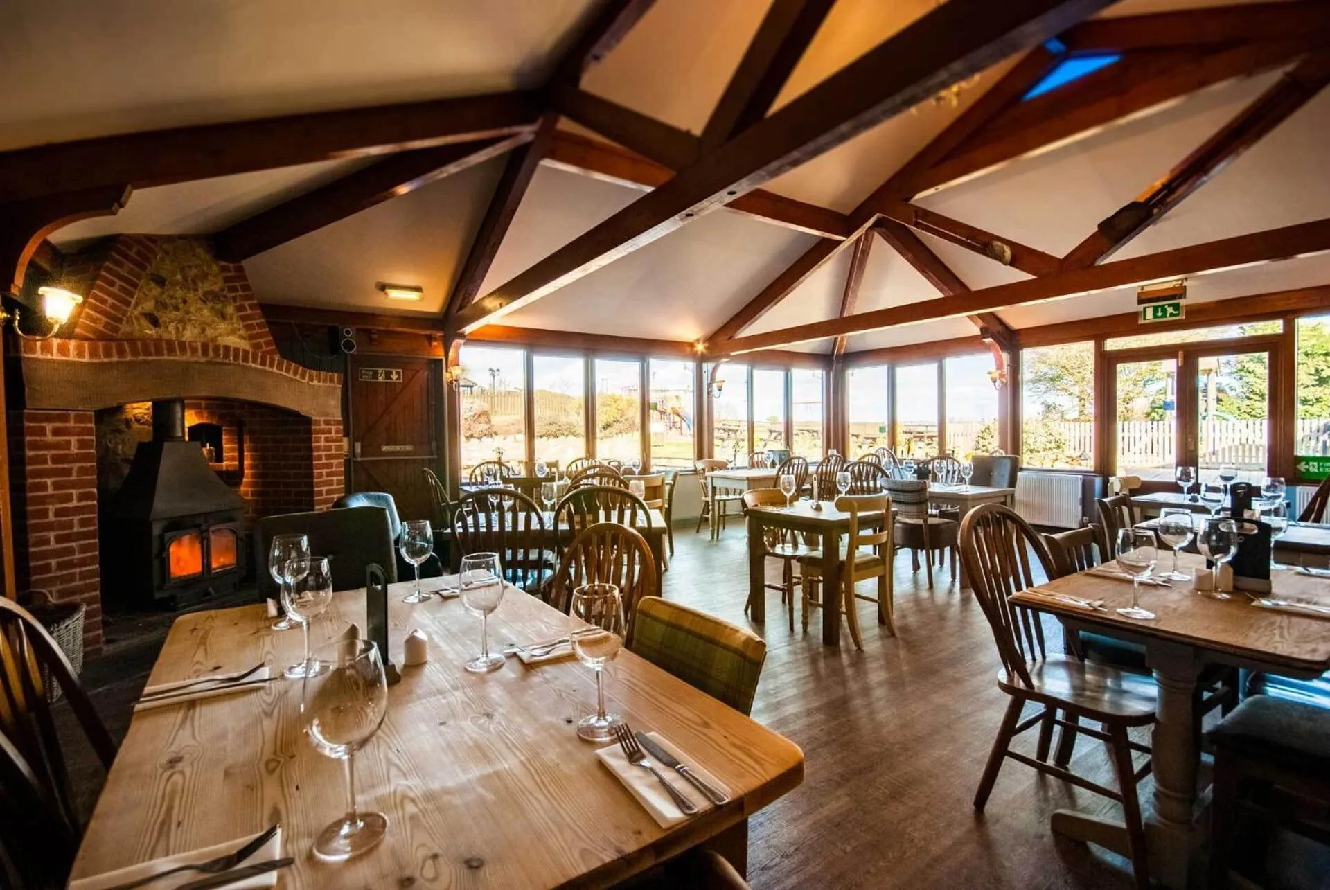 Dining area in The Chequers Inn
