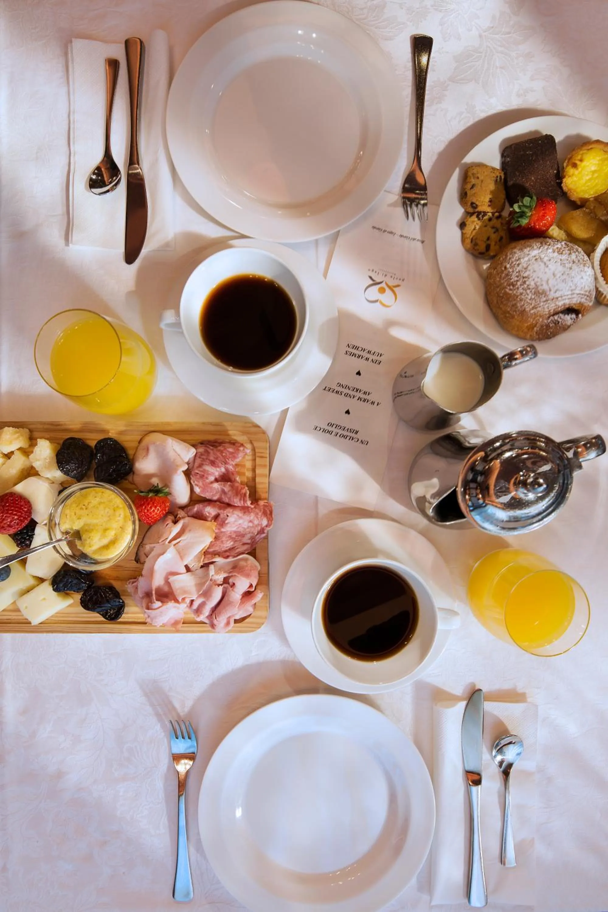 Food close-up in Villa Nicolli Romantic Spa Resort - Adults Only