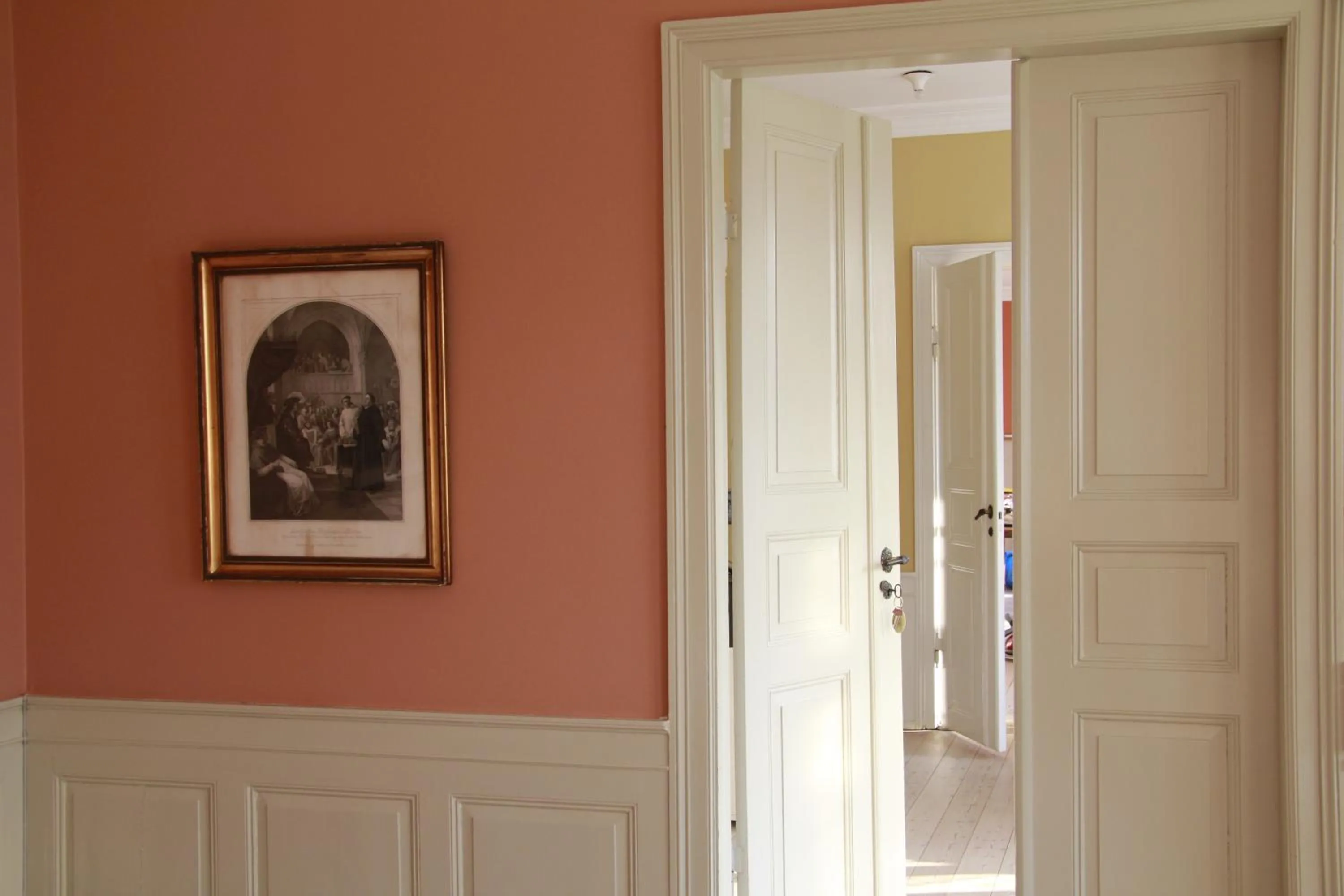 Lobby or reception in Vemmetofte Præstegård