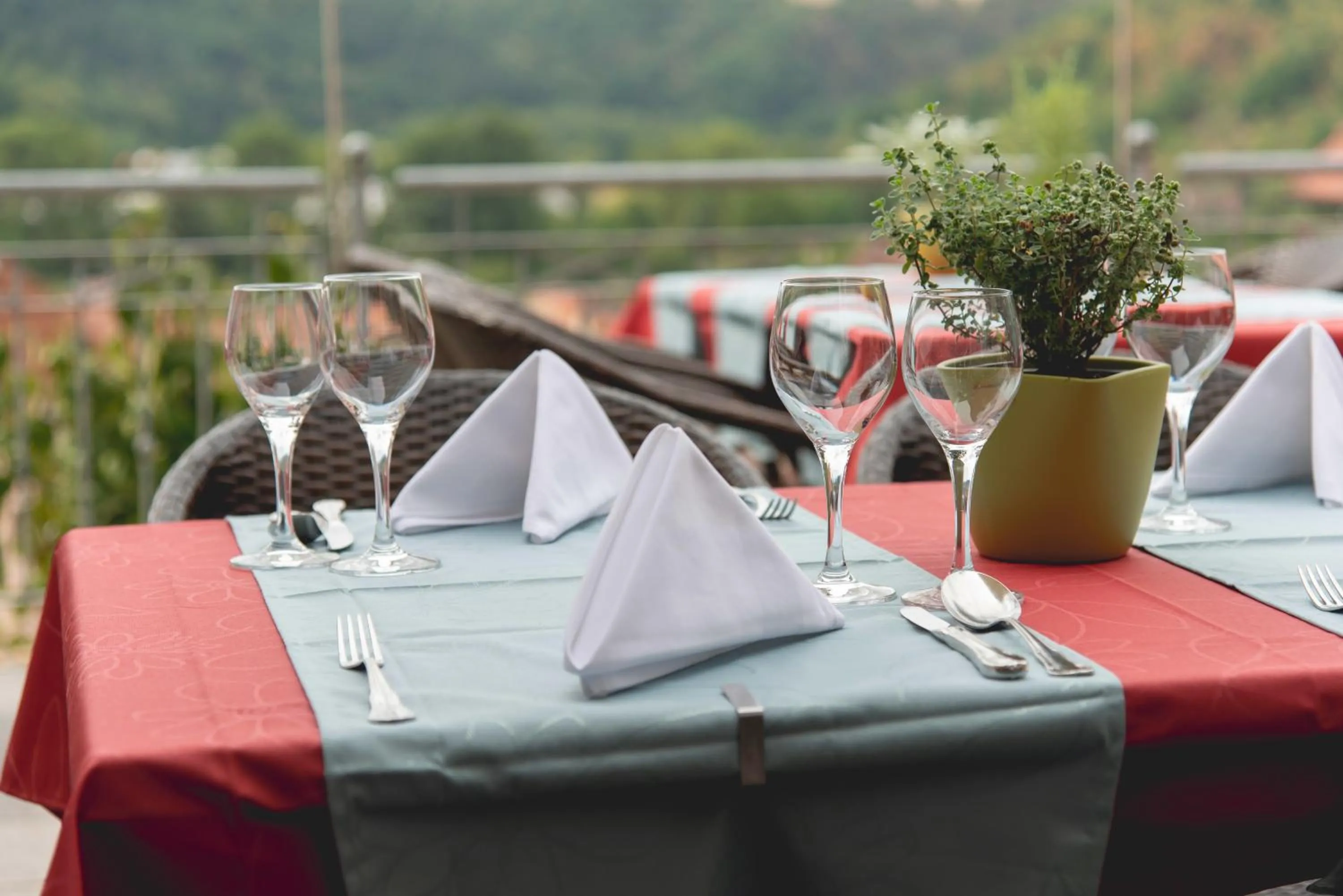 Balcony/Terrace in Hotel Restaurant Martha
