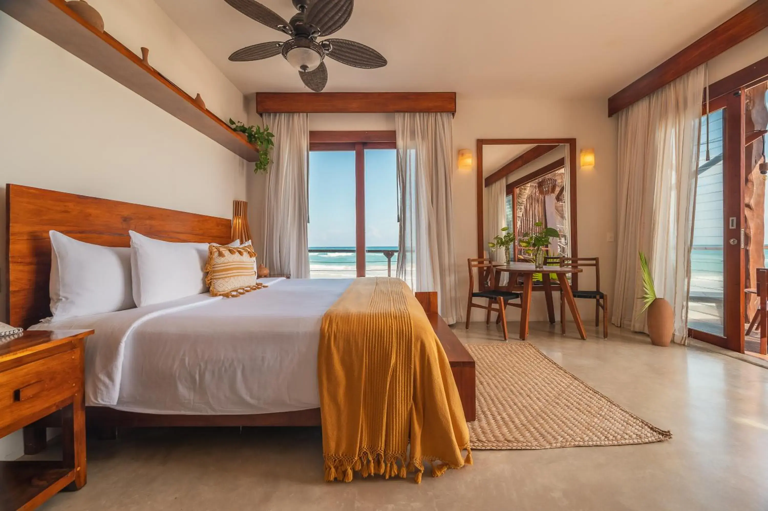 Beachfront ground floor Suite in La Zebra Tulum, a Small Luxury Hotel Beachfront ground floor Suite in La Zebra Tulum, a Small Luxury Hotel