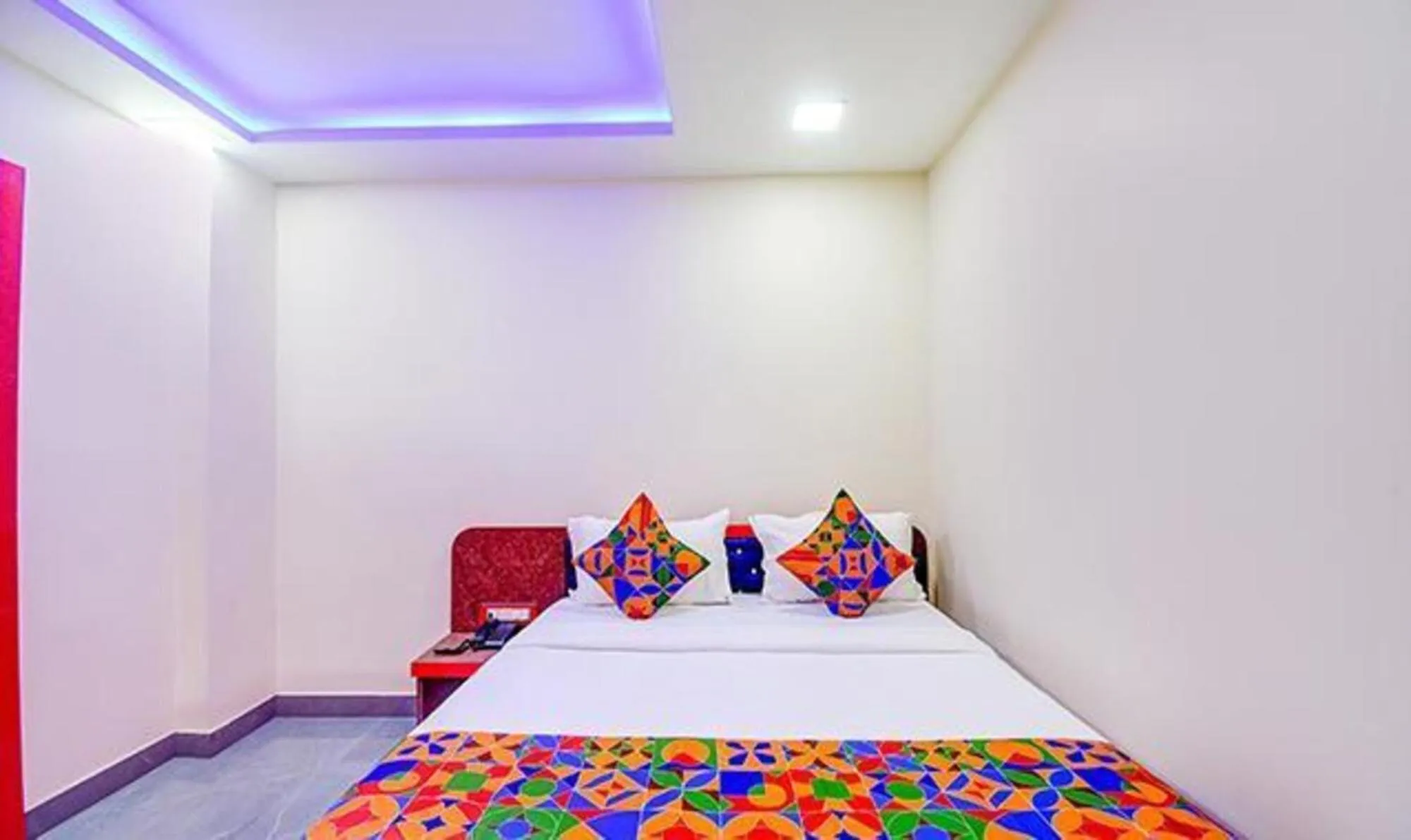 Bed in FabHotel The Crown Comforts