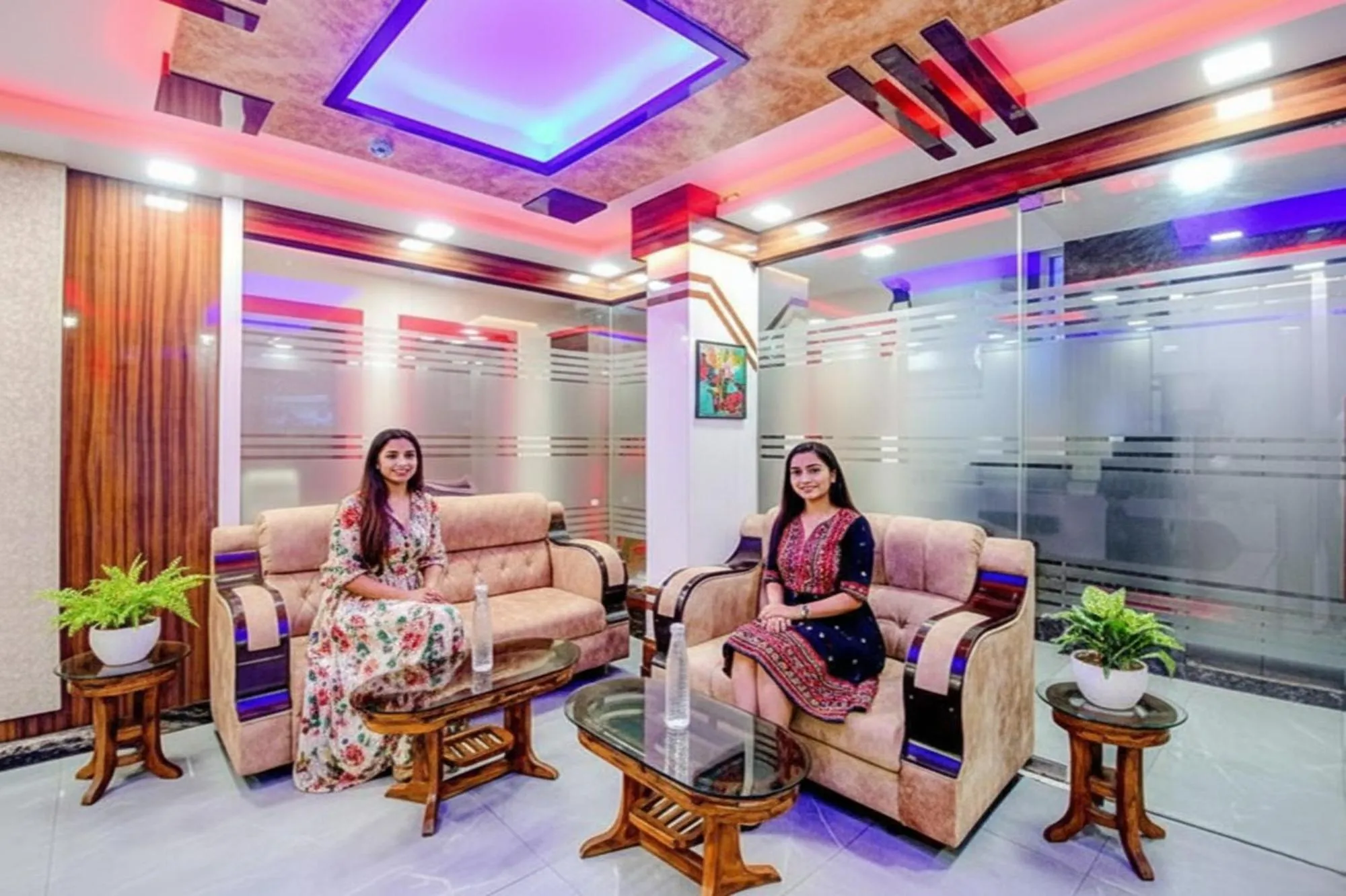 Living room in FabHotel The Crown Comforts