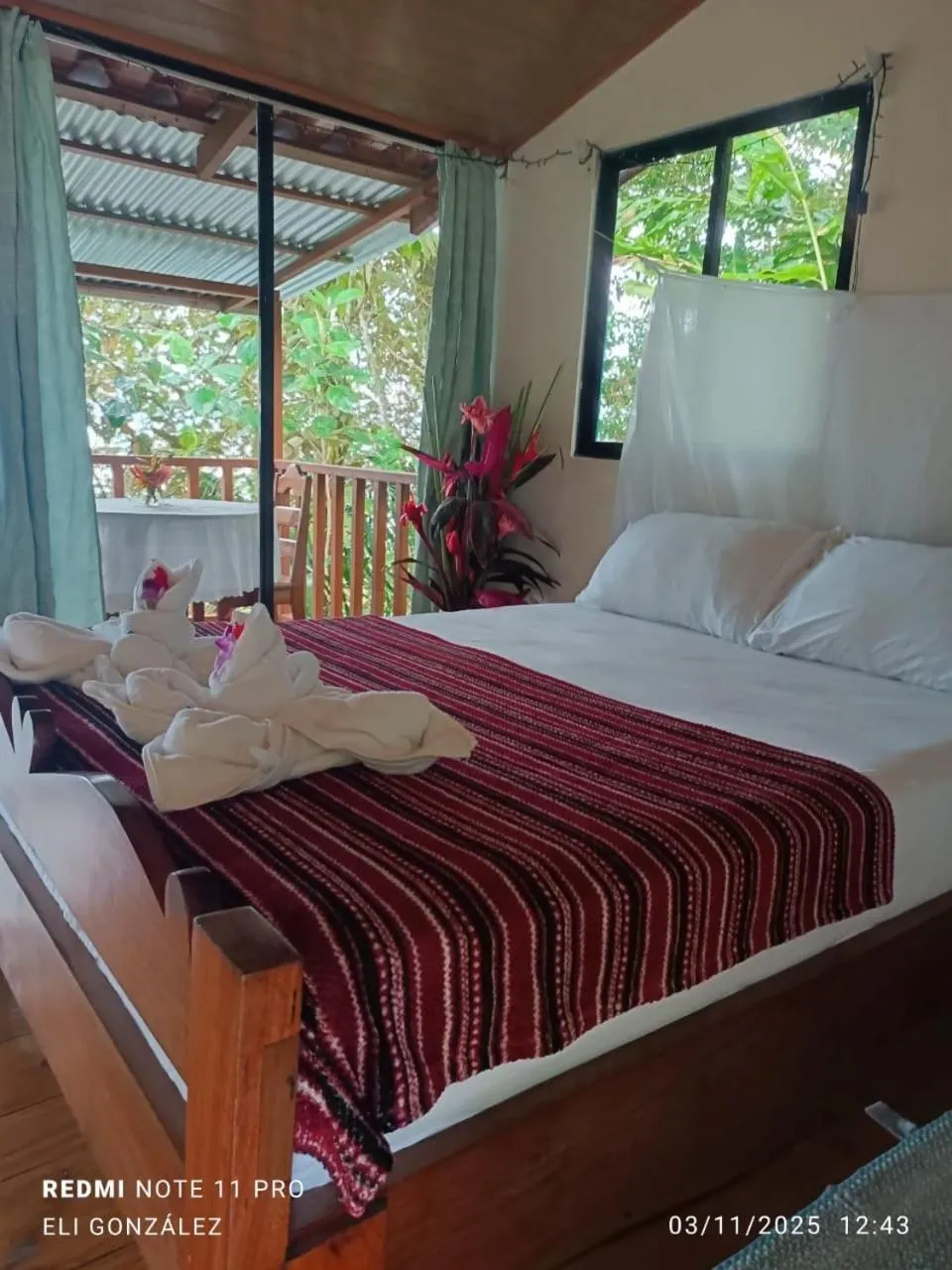 Bed in Casa Horizontes Corcovado