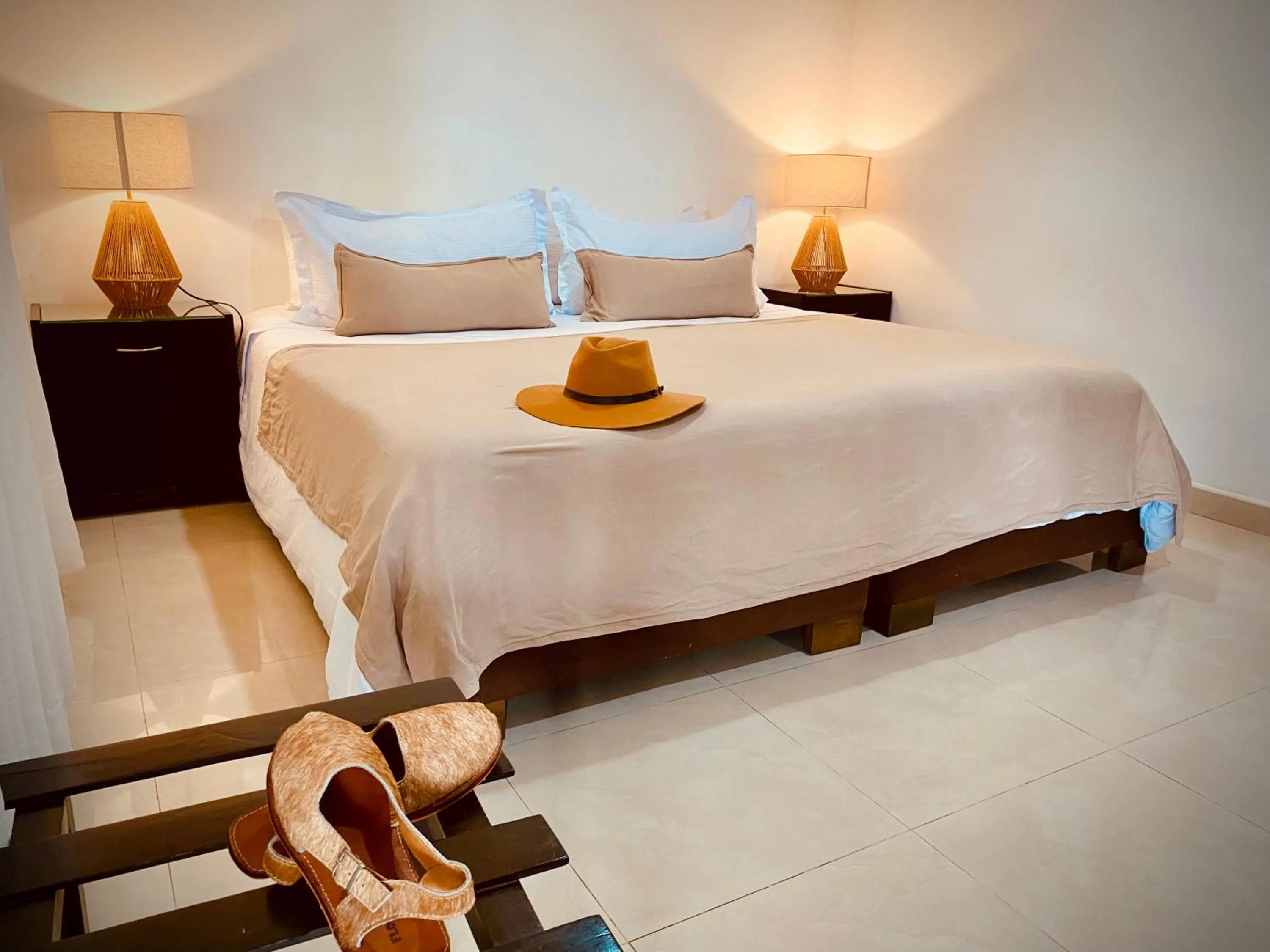 Bed in Hotel Camoruco