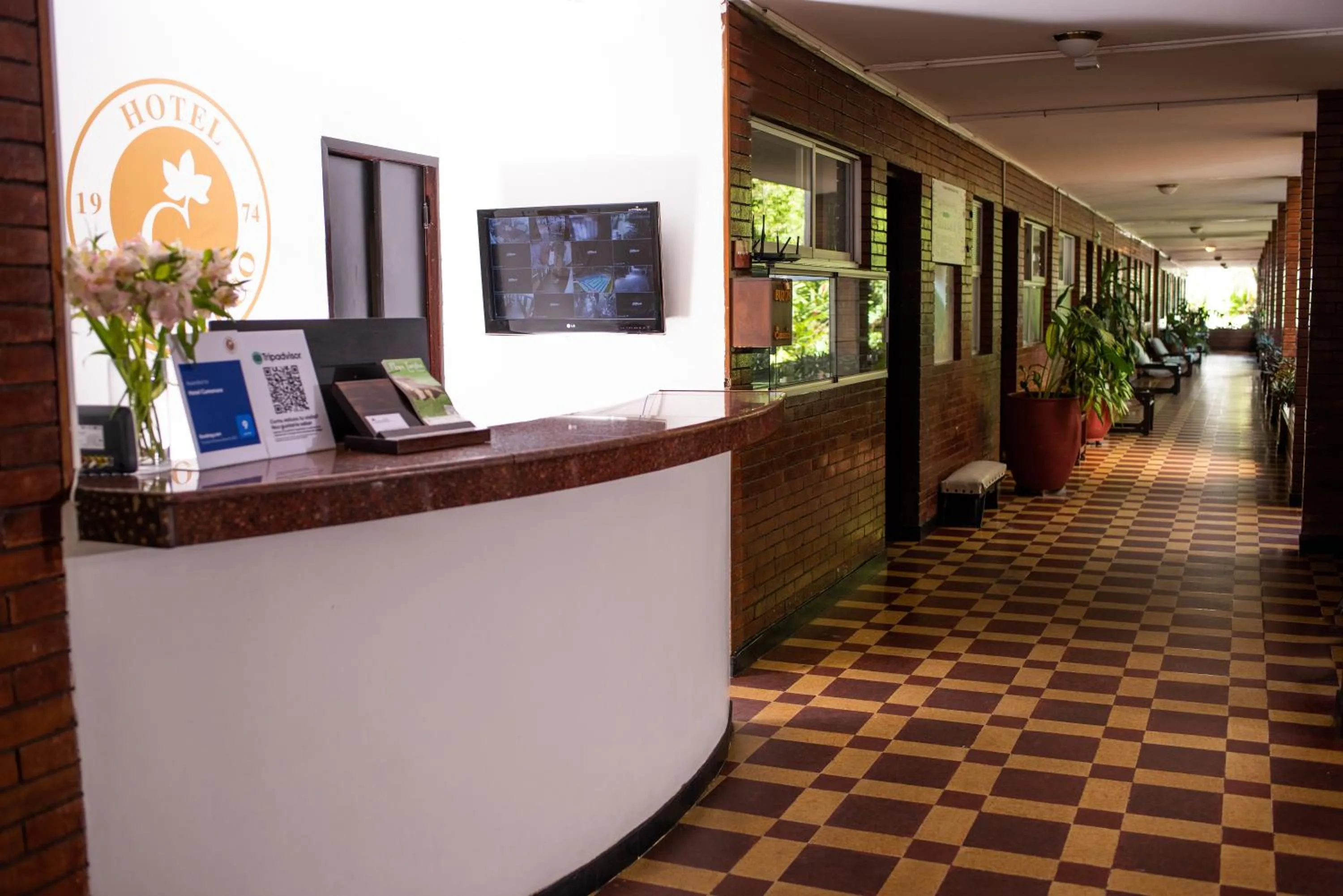 Lobby or reception in Hotel Camoruco