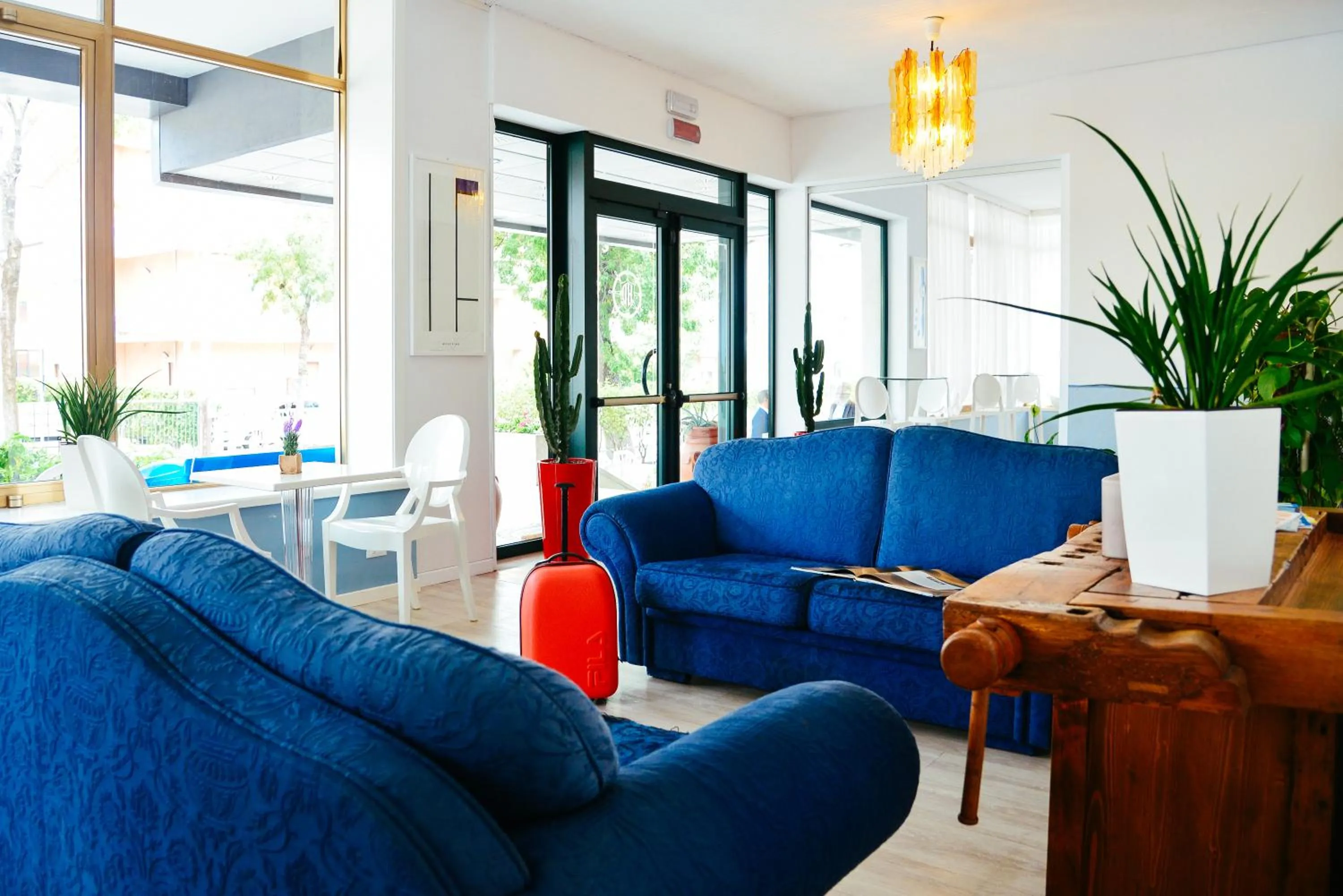 Lobby or reception in Hotel Domingo